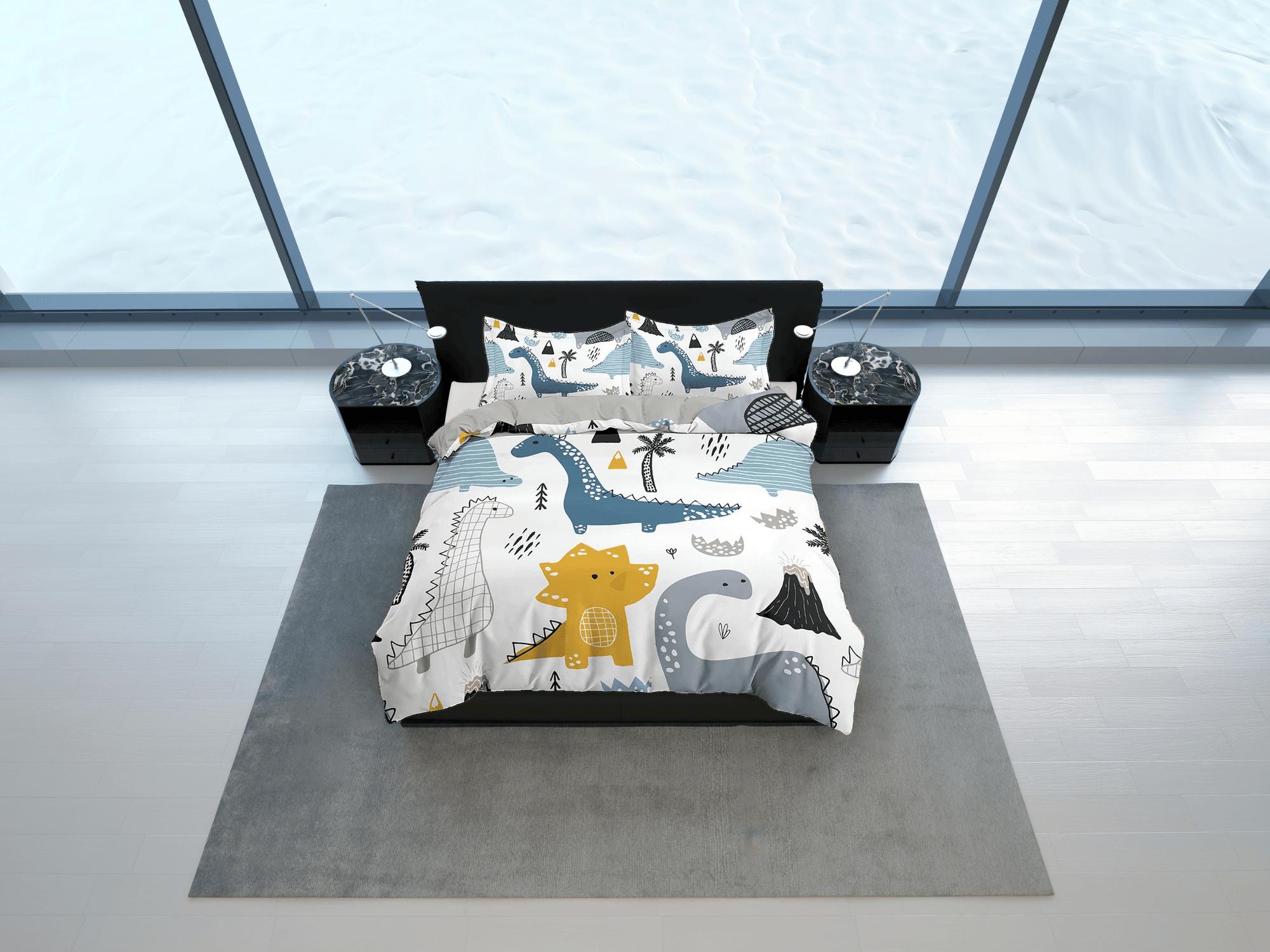 daintyduvet Baby Dinosaurs Toddler Bedding, Unique Duvet Cover for Nursery Kids, Crib Bedding, Colorful Zipper Bedding, King Queen Full Twin