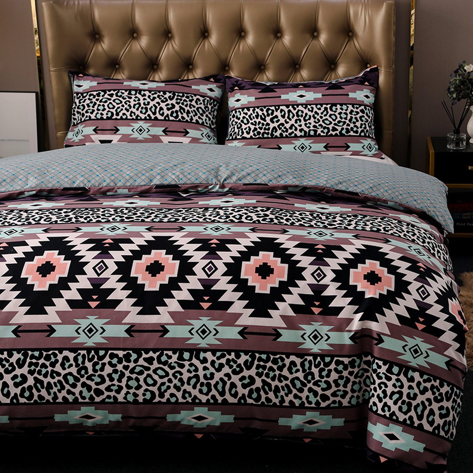 daintyduvet Bohemian Duvet Cover Set Boho Bedding, Hippie Dorm Bedding with Pillowcase