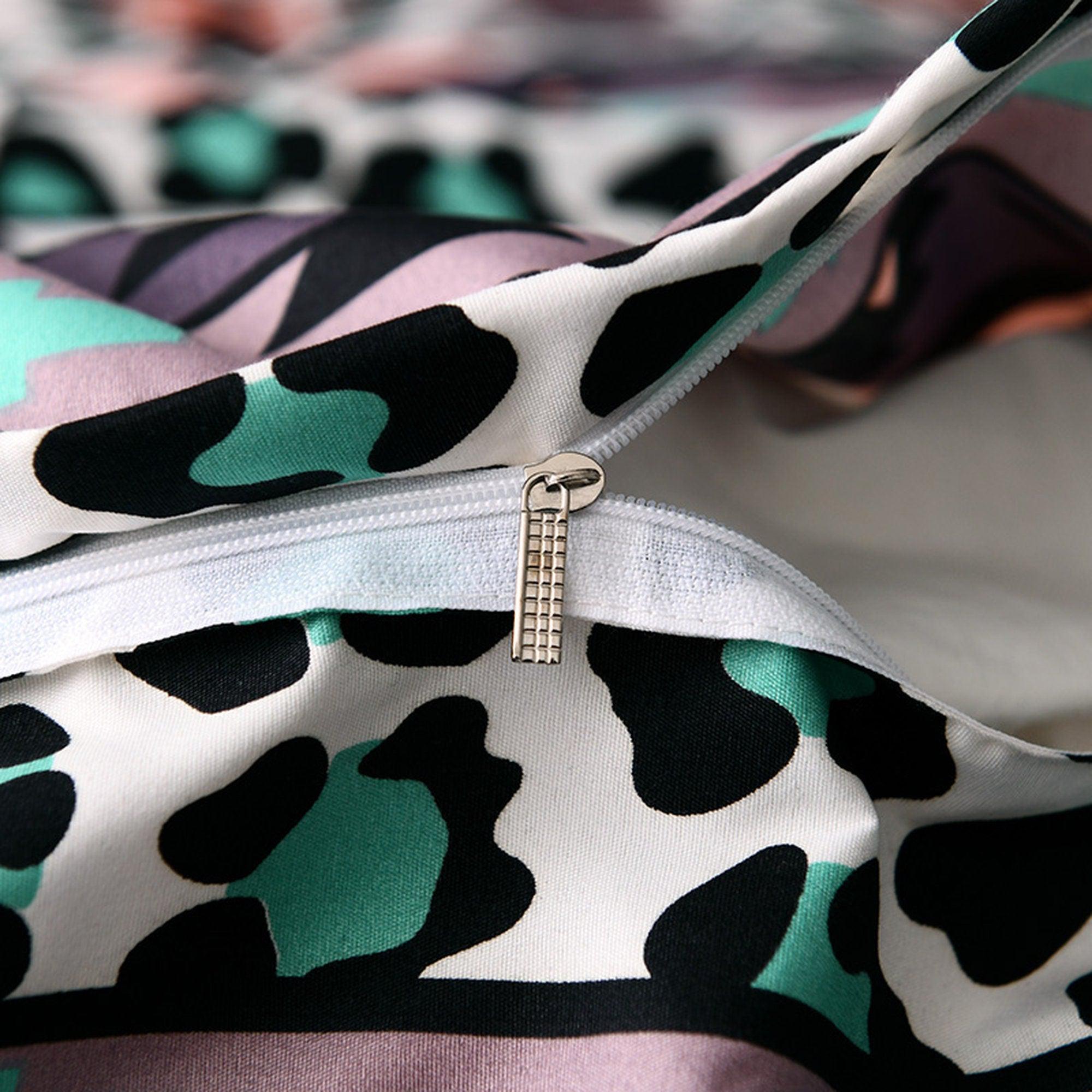 daintyduvet Bohemian Duvet Cover Set Boho Bedding, Hippie Dorm Bedding with Pillowcase