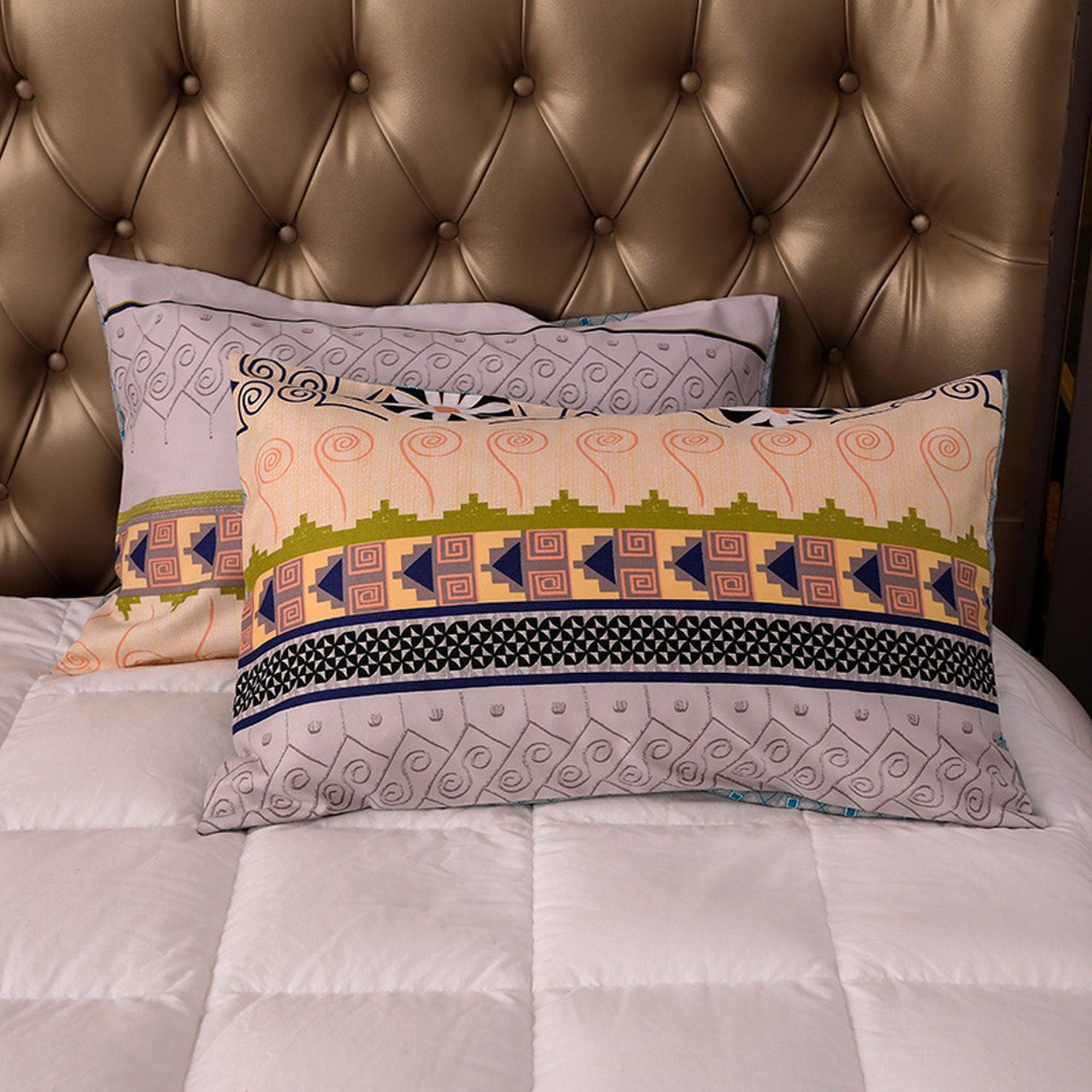 daintyduvet Bohemian Duvet Cover Set Boho Bedding, Hippie Dorm Bedding with Pillowcase