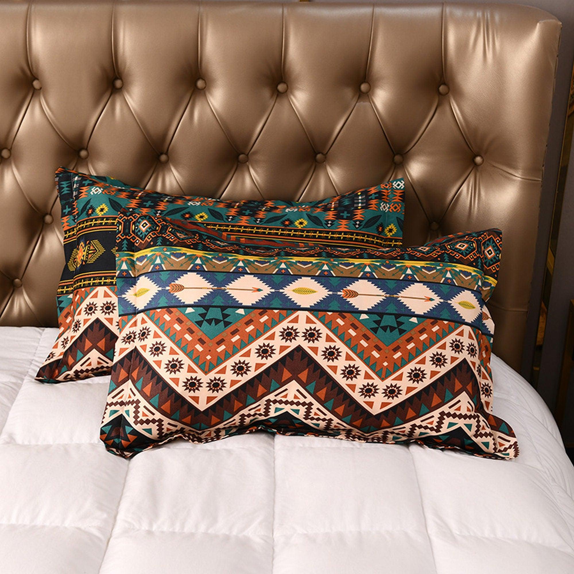 daintyduvet Bohemian Unique Duvet Cover Set Boho Bedding, Hippie Dorm Bedding with Pillowcase