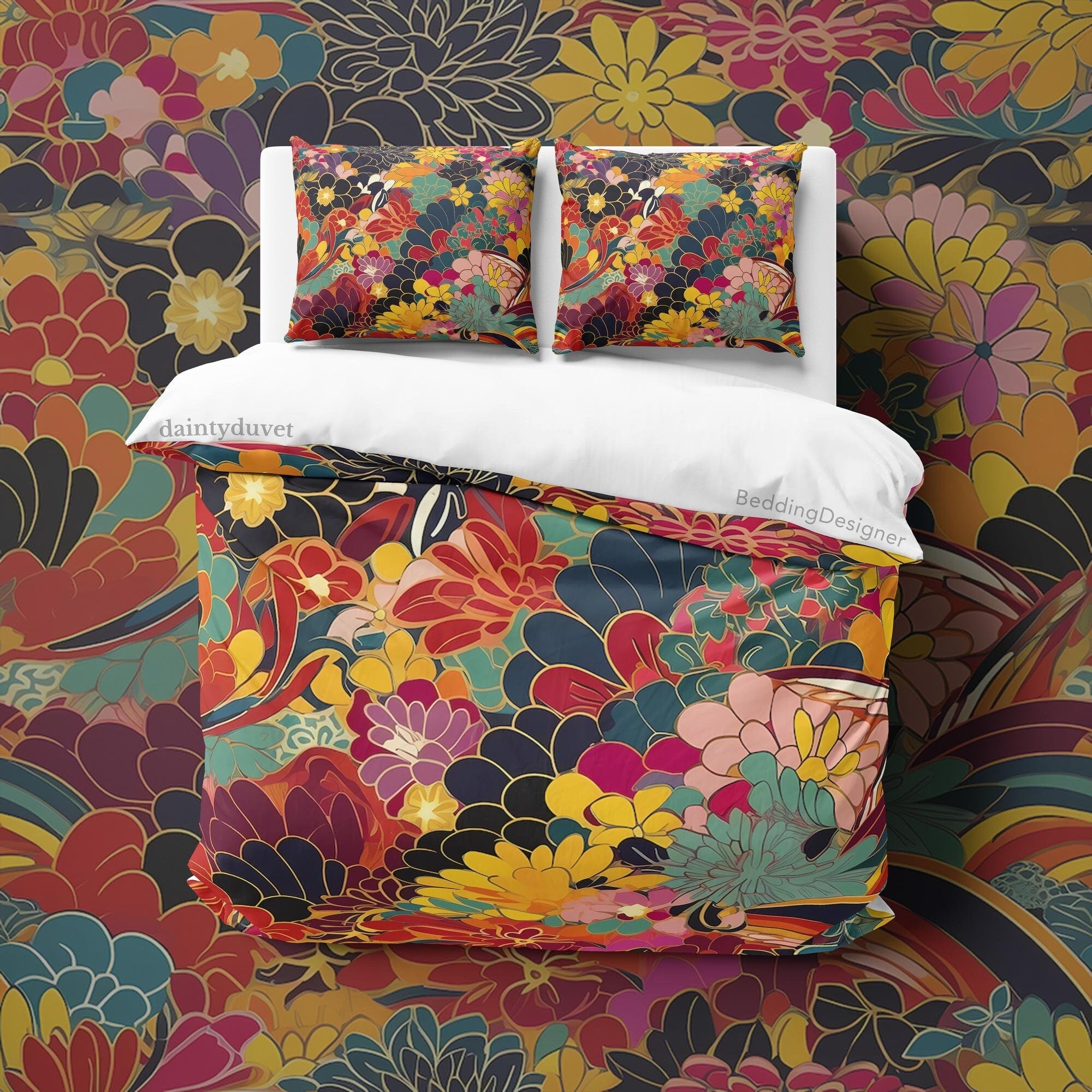 Japanese Bedding Set, Cotton Duvet Cover