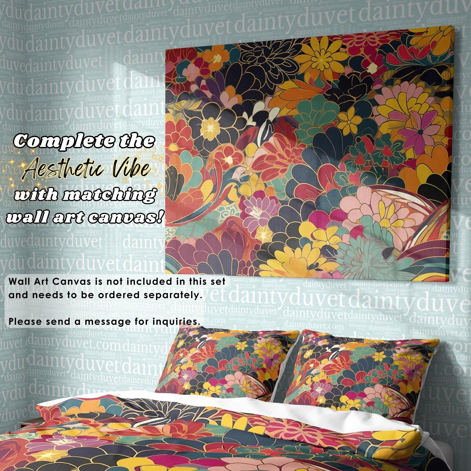 Japanese Bedding Set, Cotton Duvet Cover