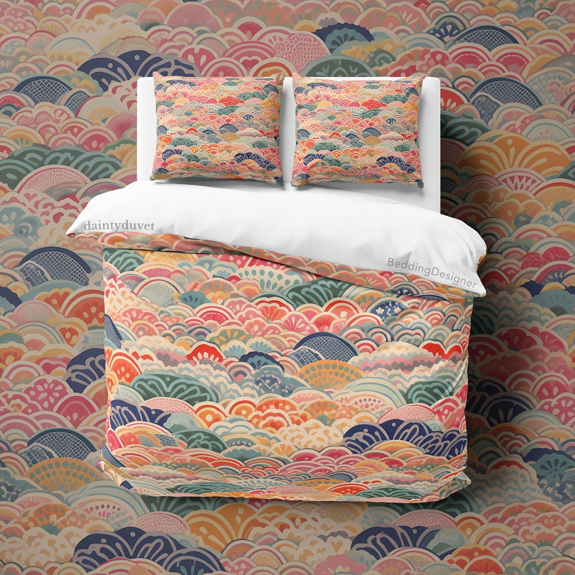 Japanese Bedding Set, Cotton Duvet Cover
