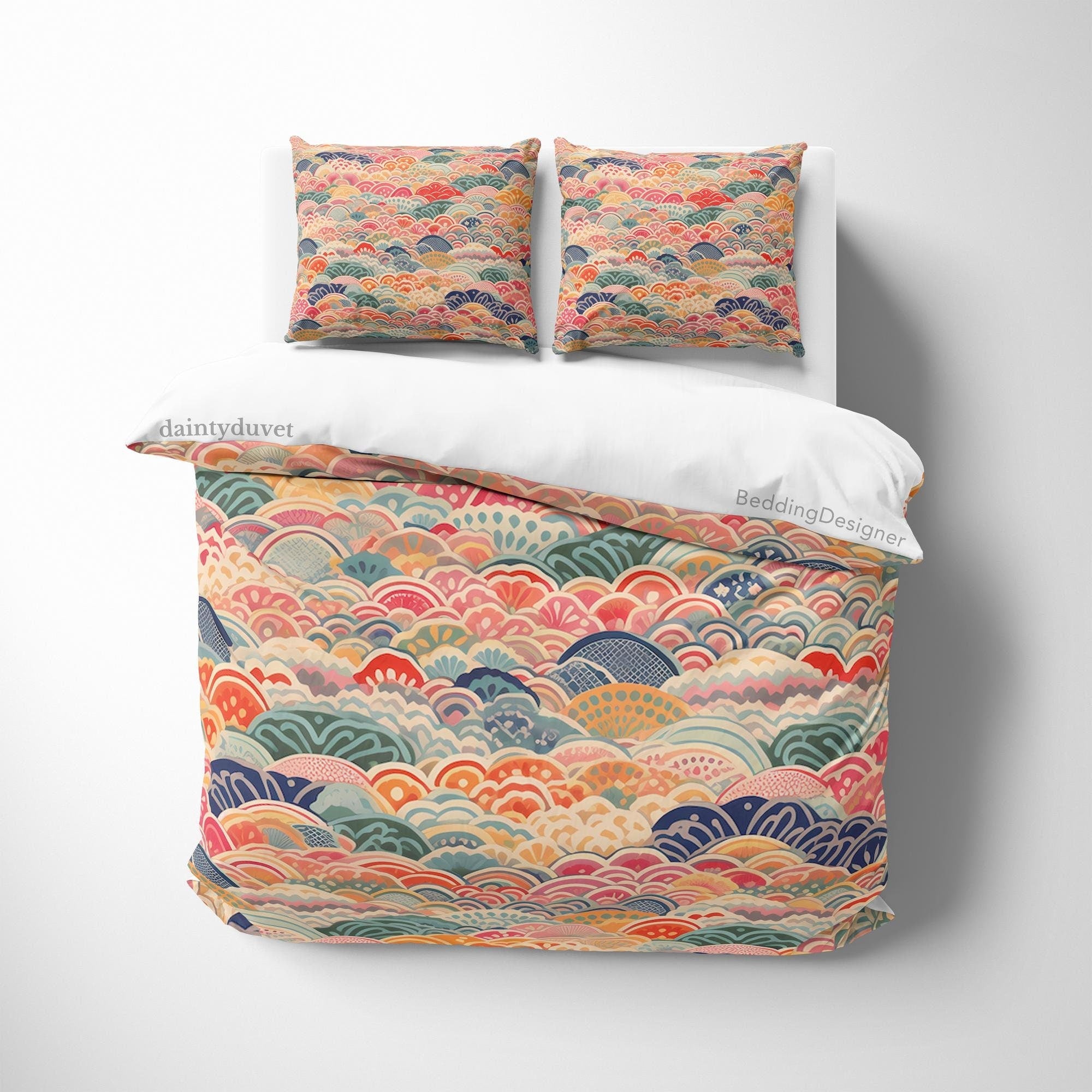 Japanese Bedding Set, Cotton Duvet Cover