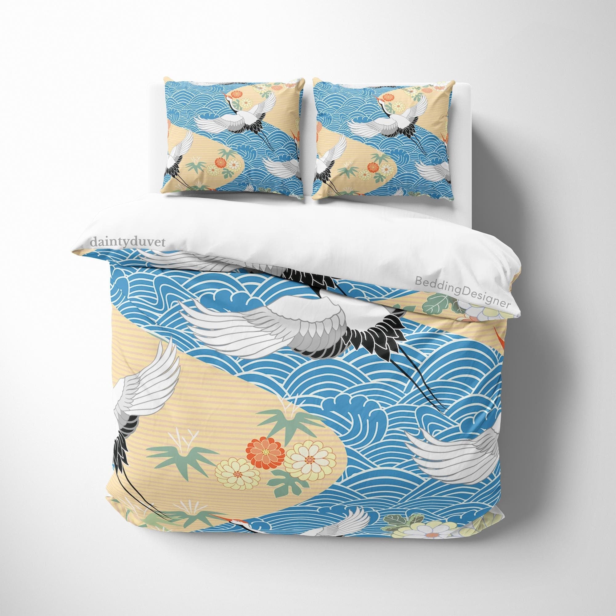 Japanese Bedding Set, Cotton Duvet Cover