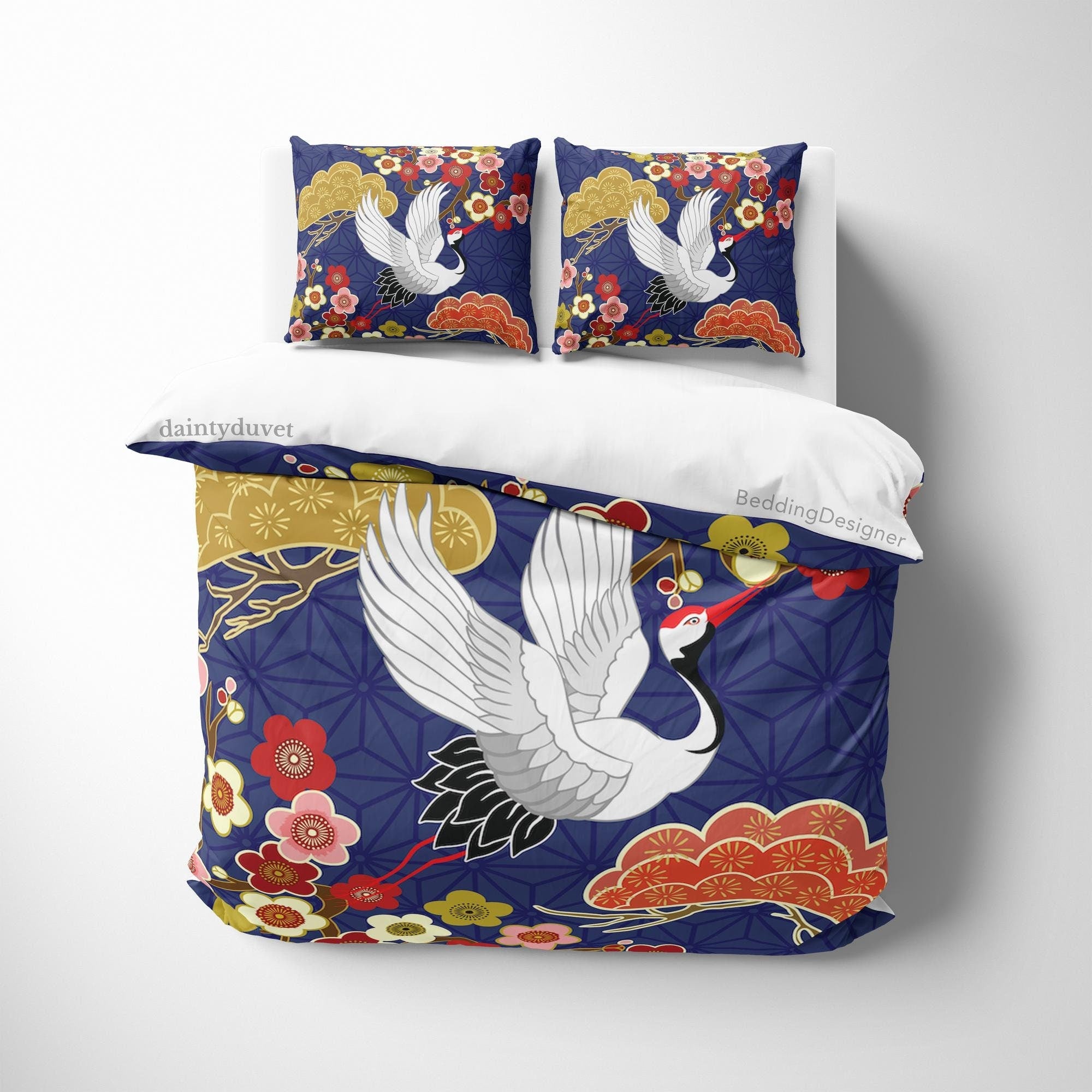 Japanese Bedding Set, Cotton Duvet Cover