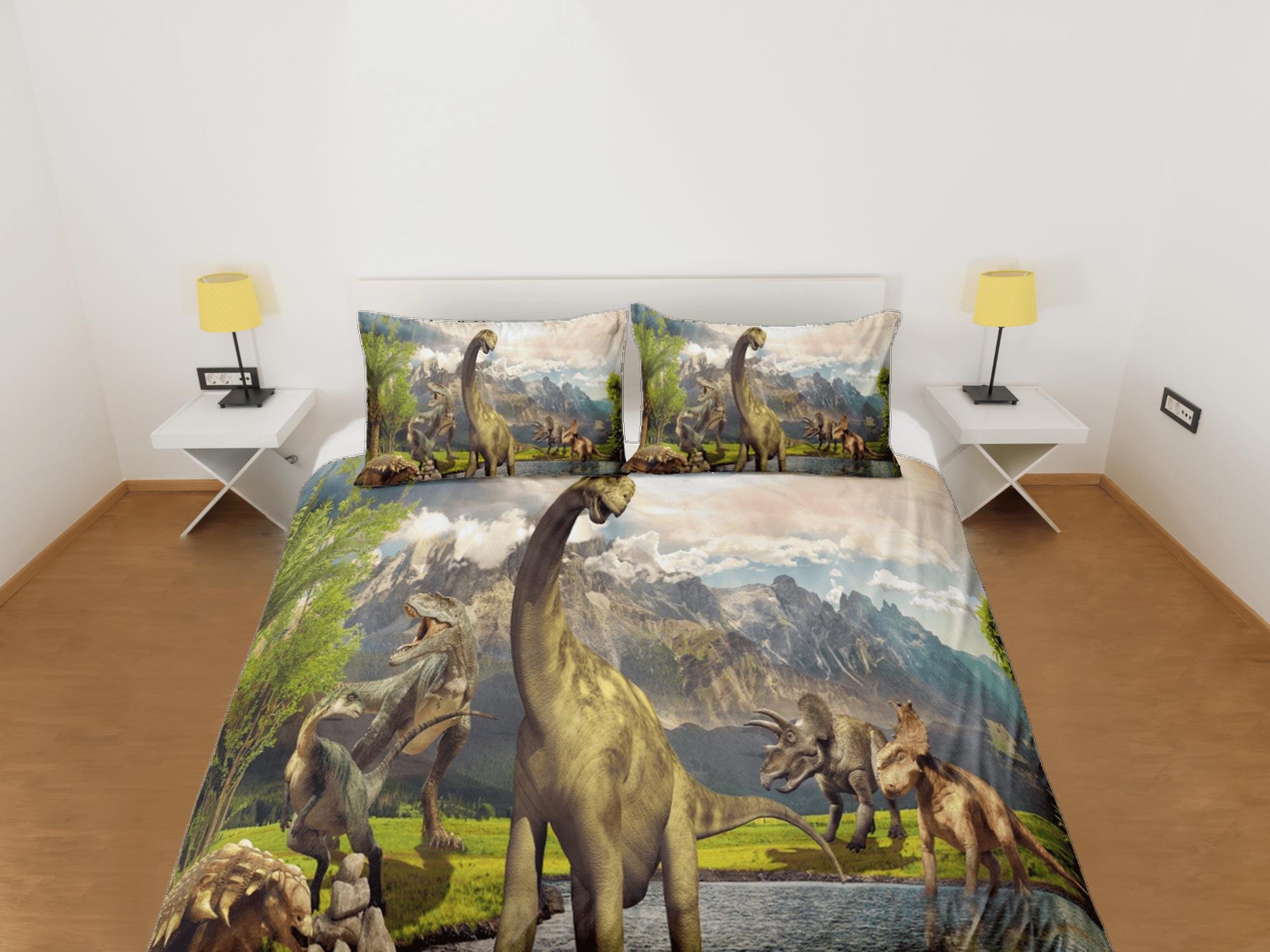 daintyduvet Different kinds of dinosaur bedding, adult duvet cover, dorm bedding, teen boys bedding set full, animal duvet cover set, dinosaur gift