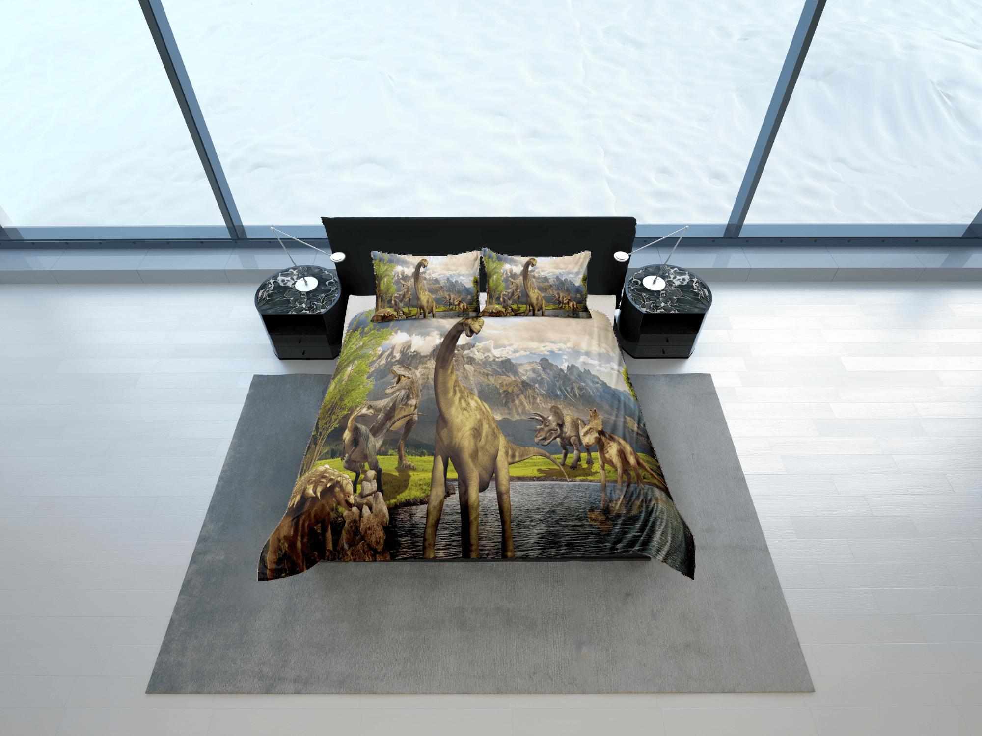 daintyduvet Different kinds of dinosaur bedding, adult duvet cover, dorm bedding, teen boys bedding set full, animal duvet cover set, dinosaur gift