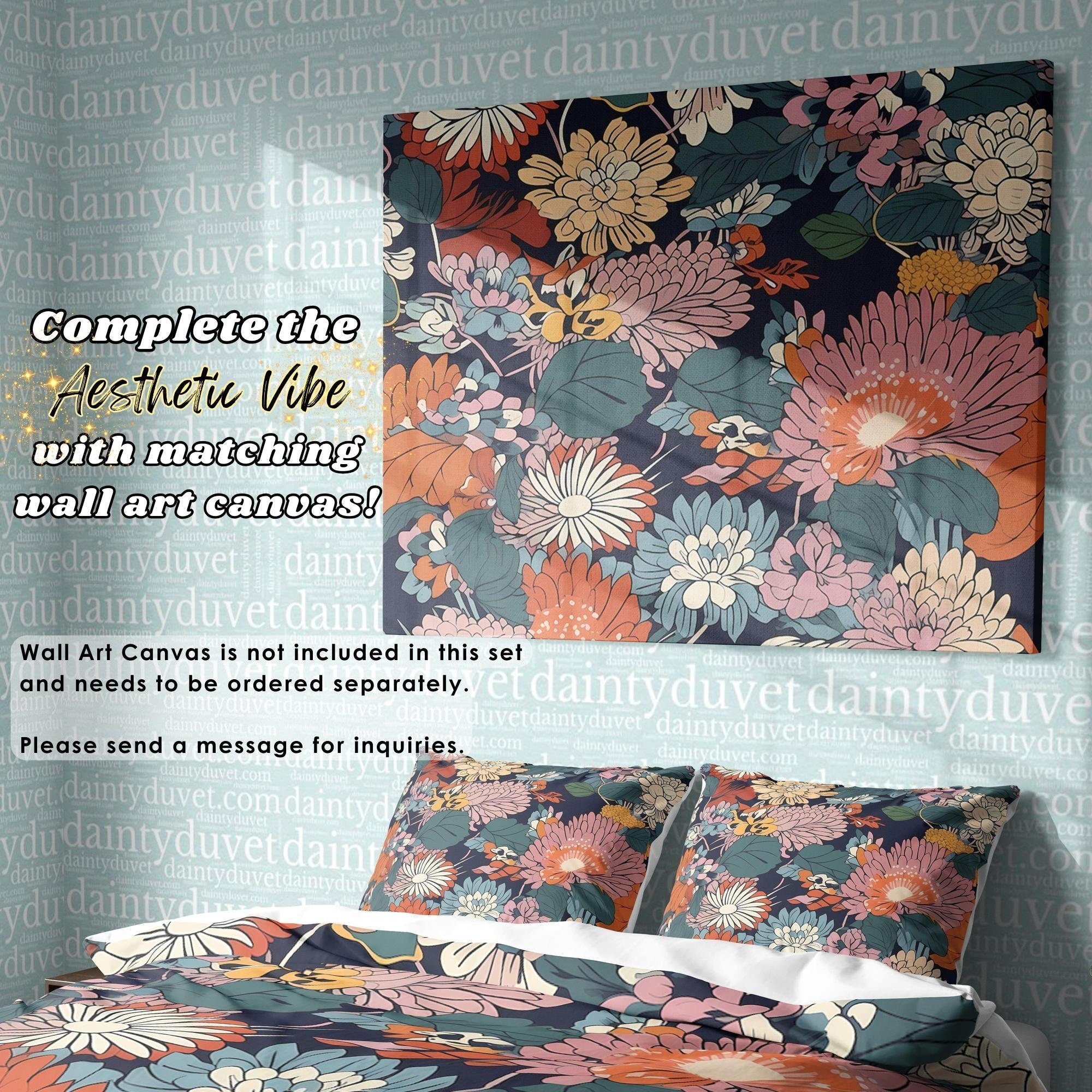 Japanese Bedding Set, Cotton Duvet Cover