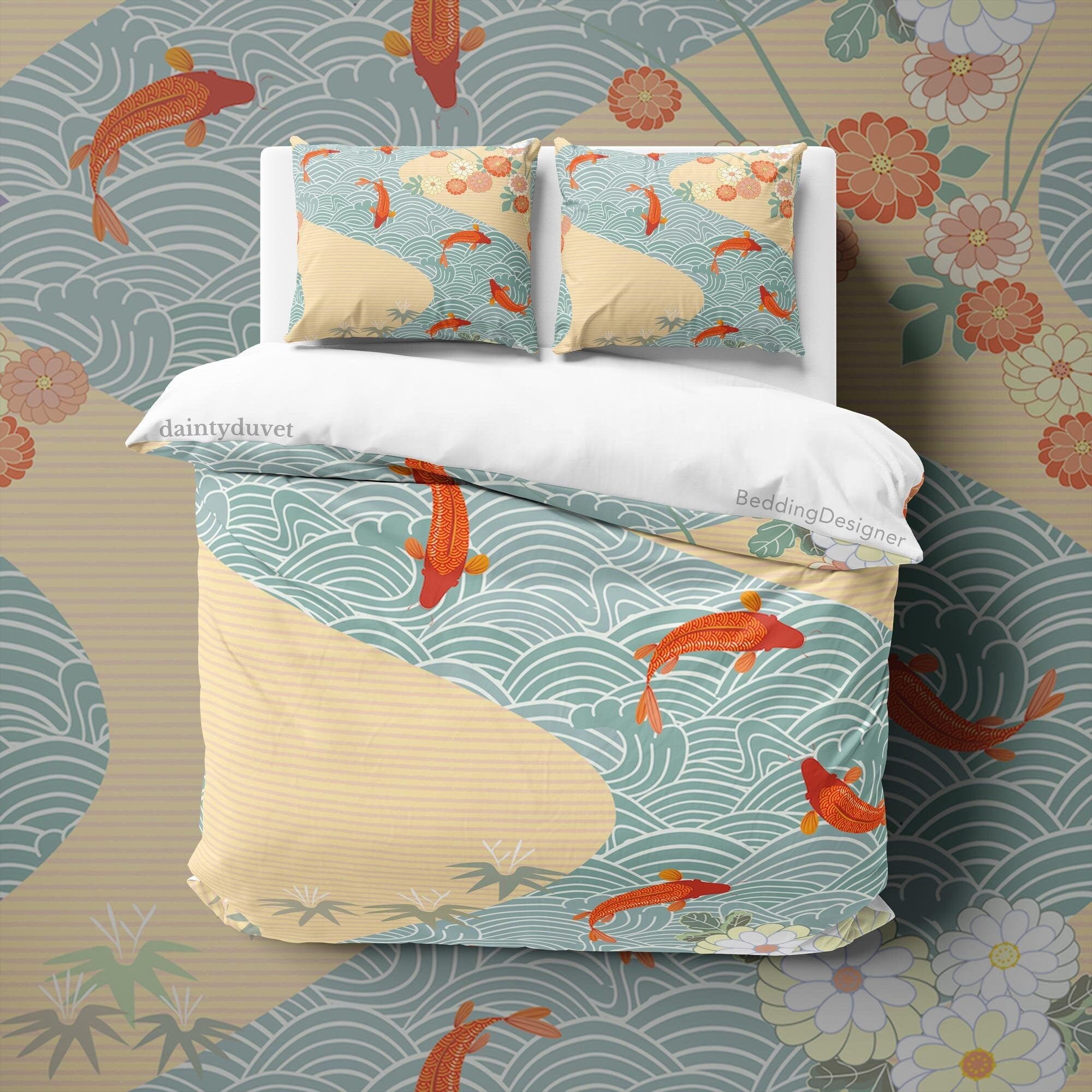 Japanese Bedding Set, Cotton Duvet Cover
