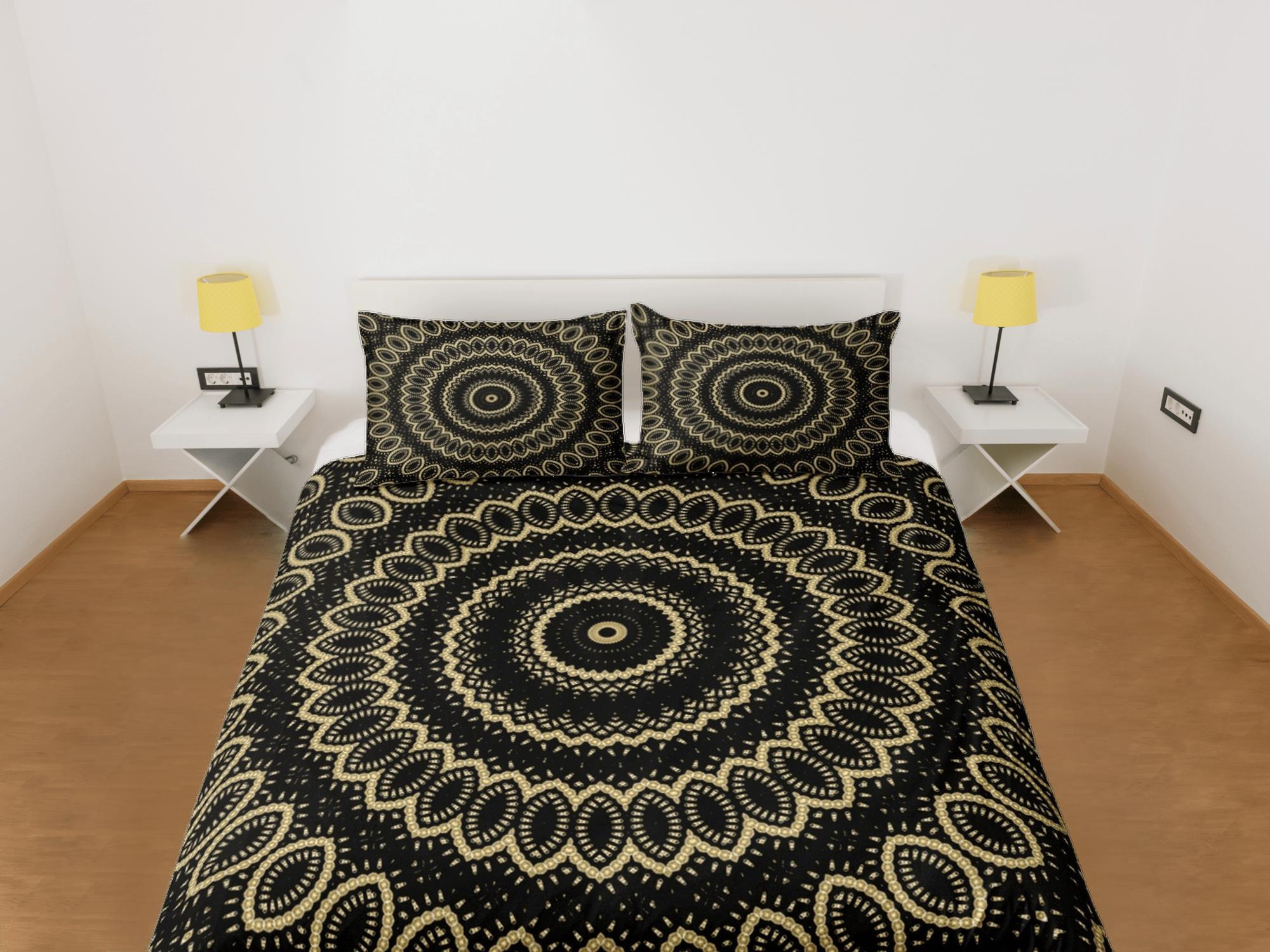 daintyduvet Mandala Bohemian Duvet Cover Set Colorful Bedspread, Dorm Bedding with Pillowcase