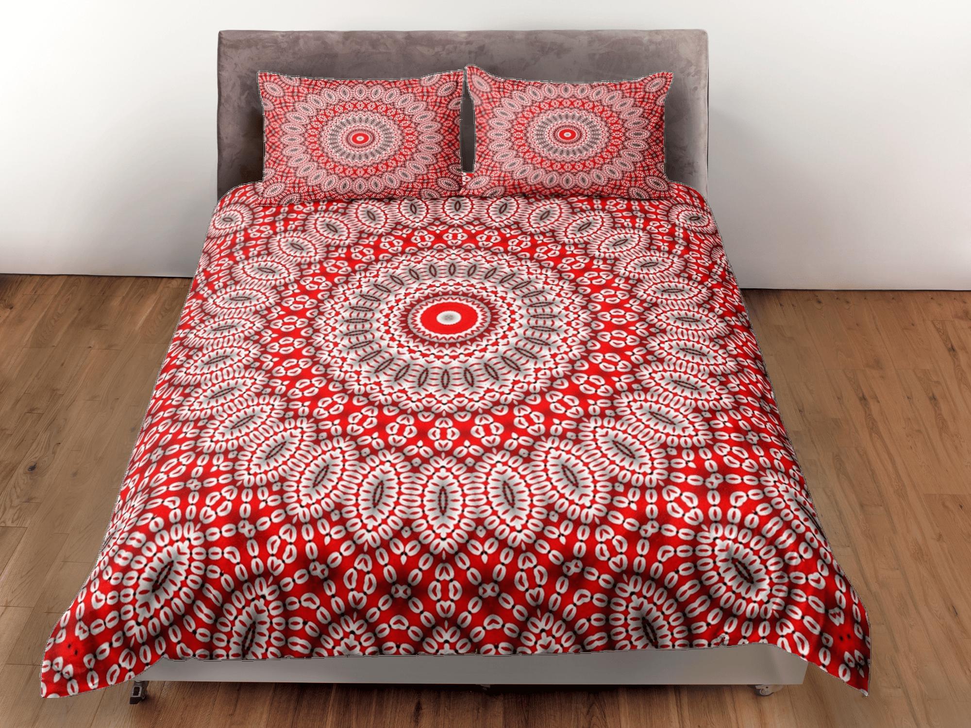 daintyduvet Mandala Bohemian Duvet Cover Set Colorful Bedspread, Dorm Bedding with Pillowcase