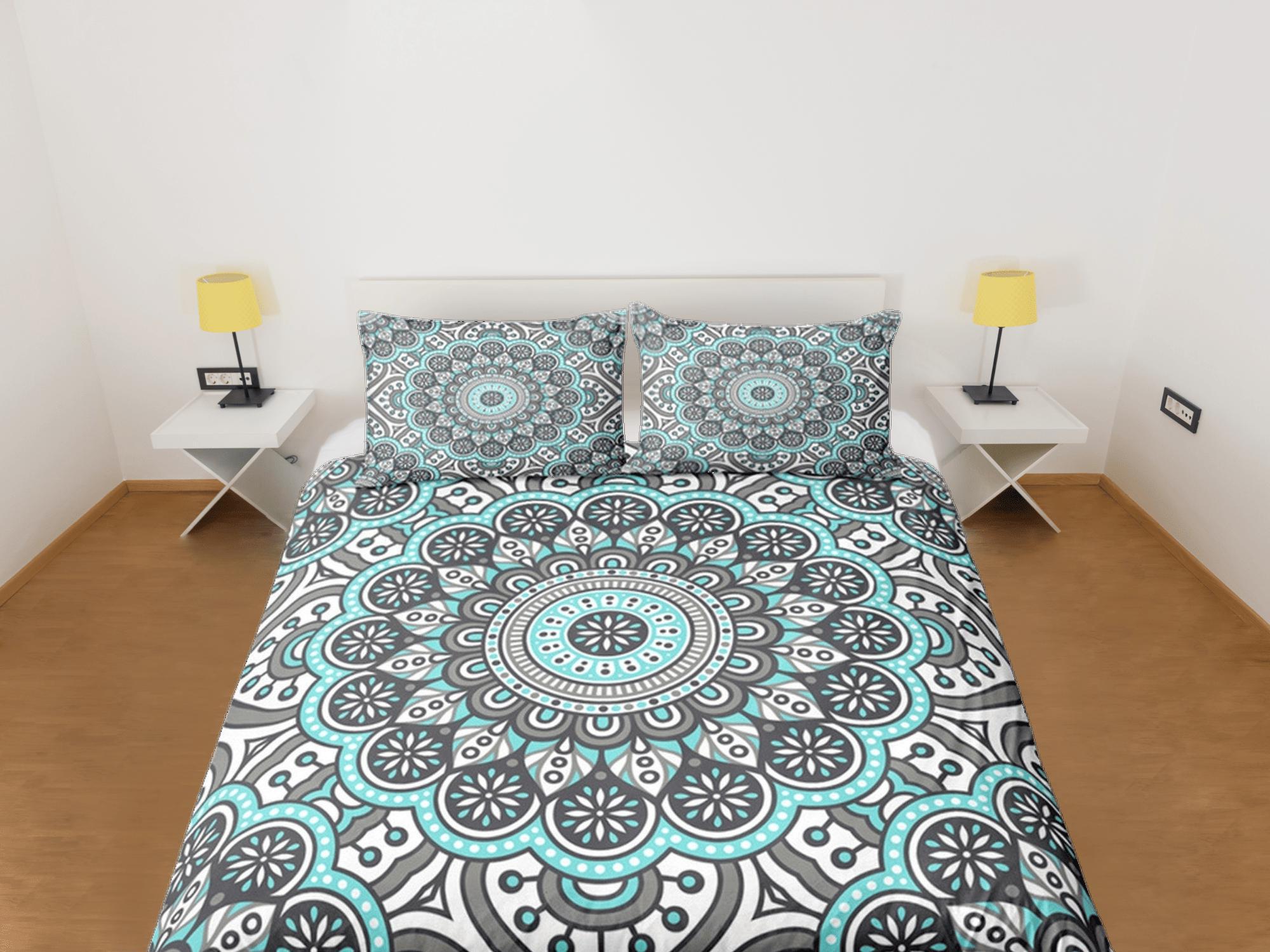 daintyduvet Mandala Duvet Cover Set Boho Bedding, Hippie Dorm Bedding & Pillowcase, Single Bed