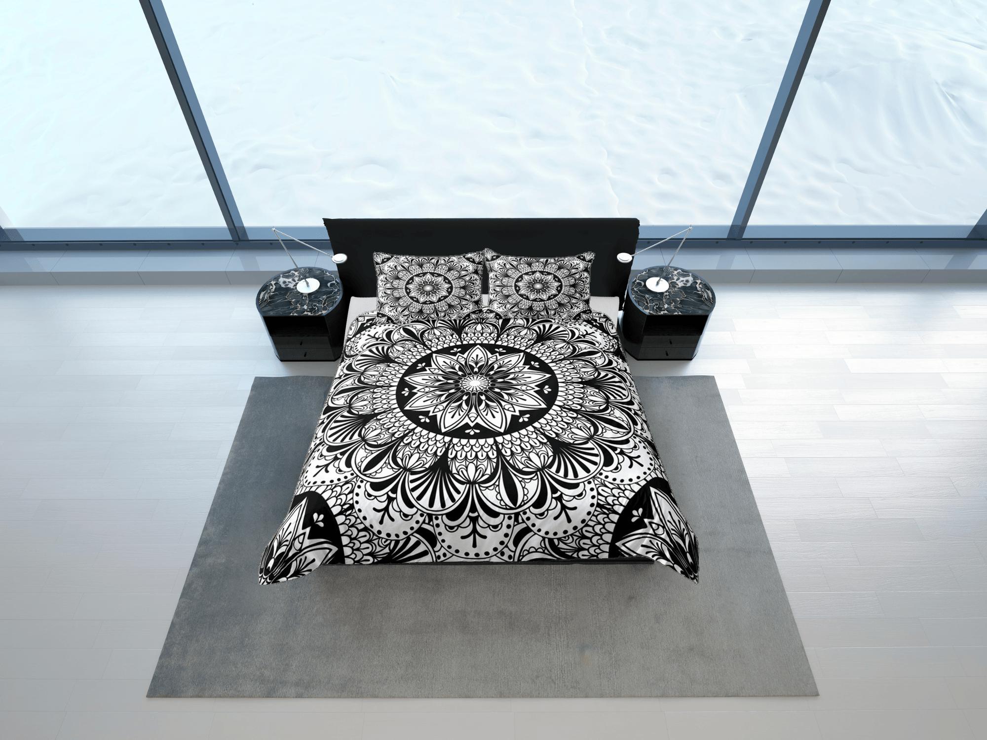 daintyduvet Mandala Duvet Cover Set Boho Bedding, Hippie Dorm Bedding & Pillowcase, Single Bed