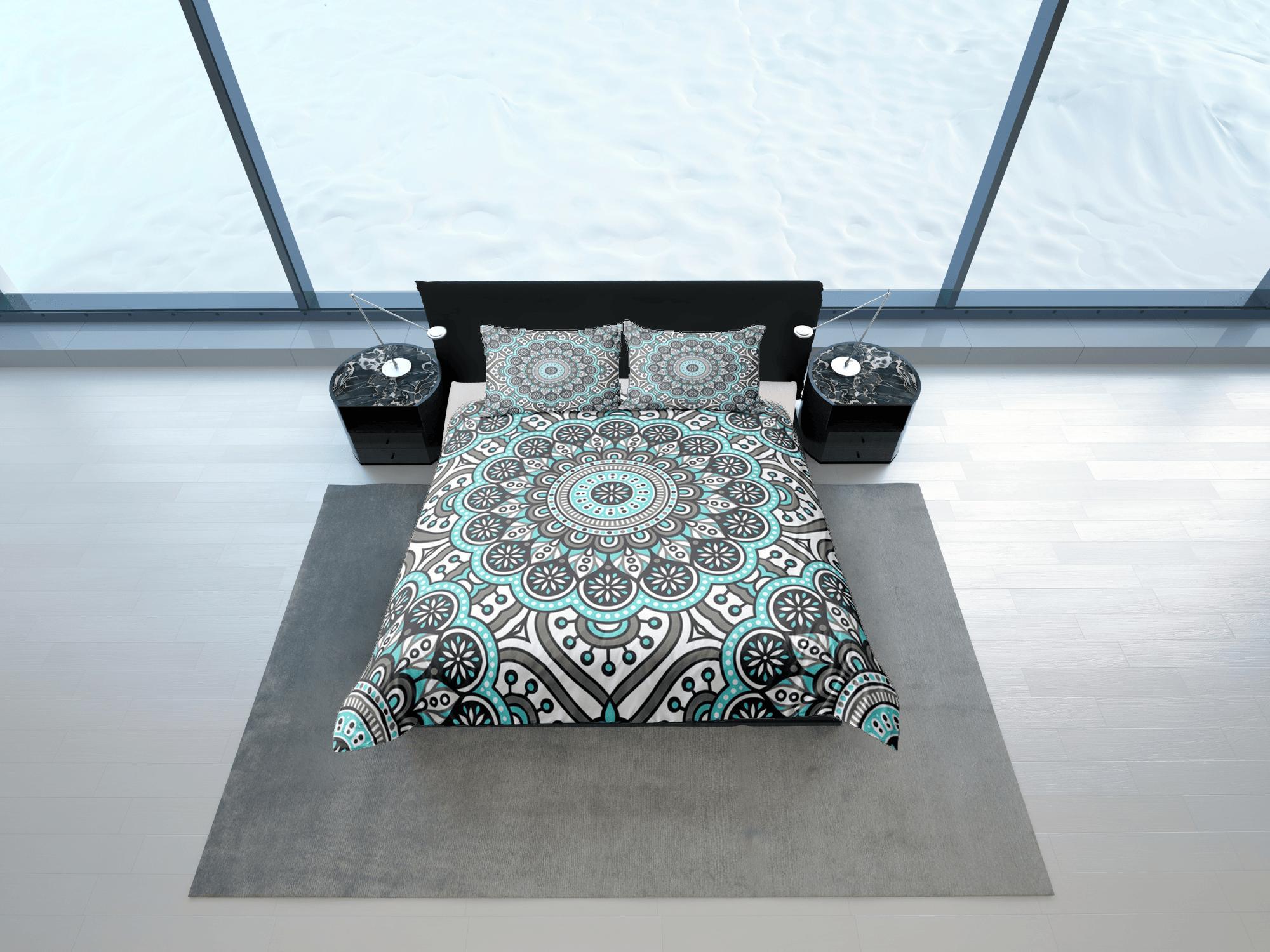 daintyduvet Mandala Duvet Cover Set Boho Bedding, Hippie Dorm Bedding & Pillowcase, Single Bed