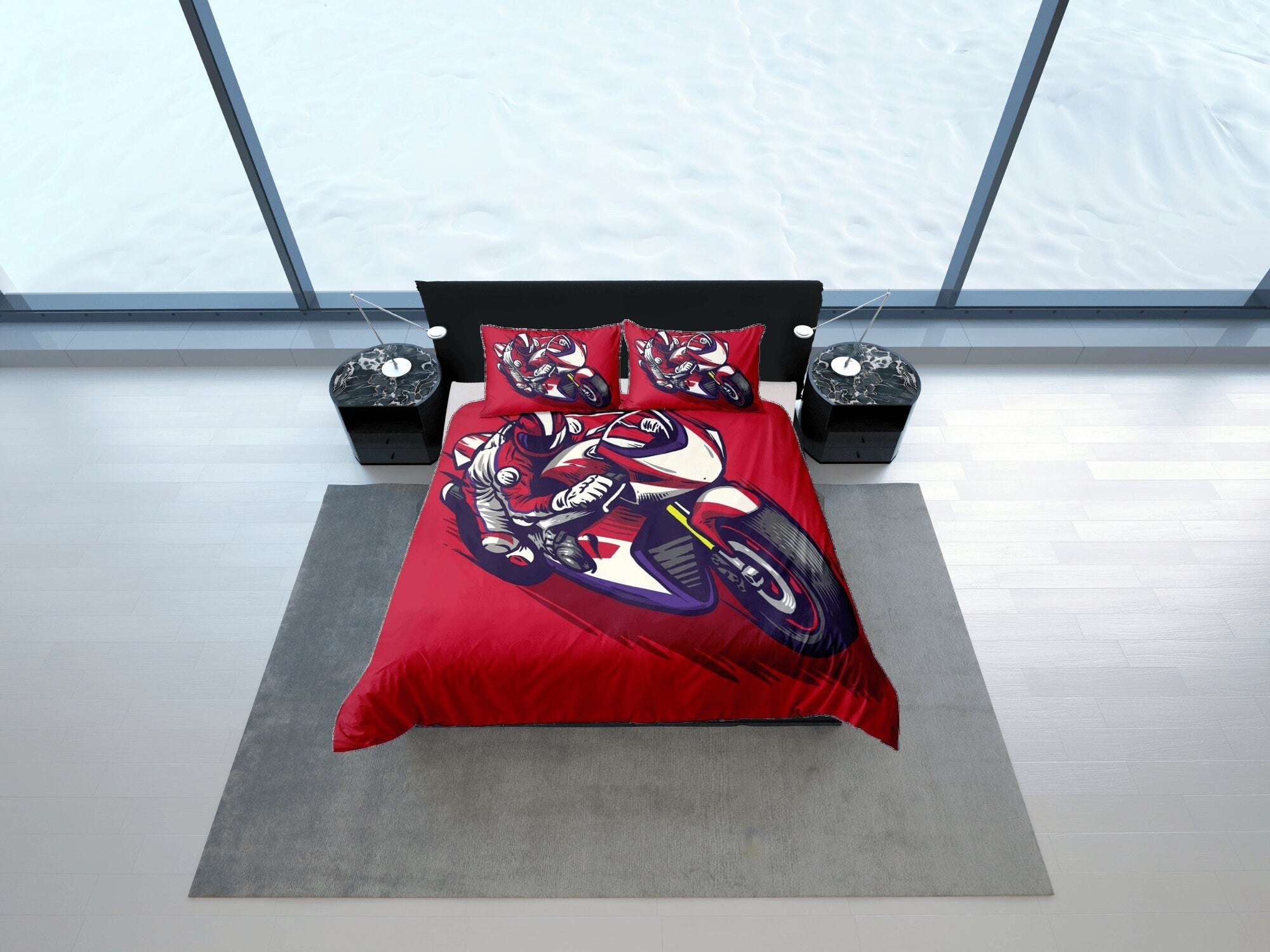 Cotton Duvet Cover Set Aesthetic Quilt Cover Zipper Bedding Cute Boho Shabby Chic