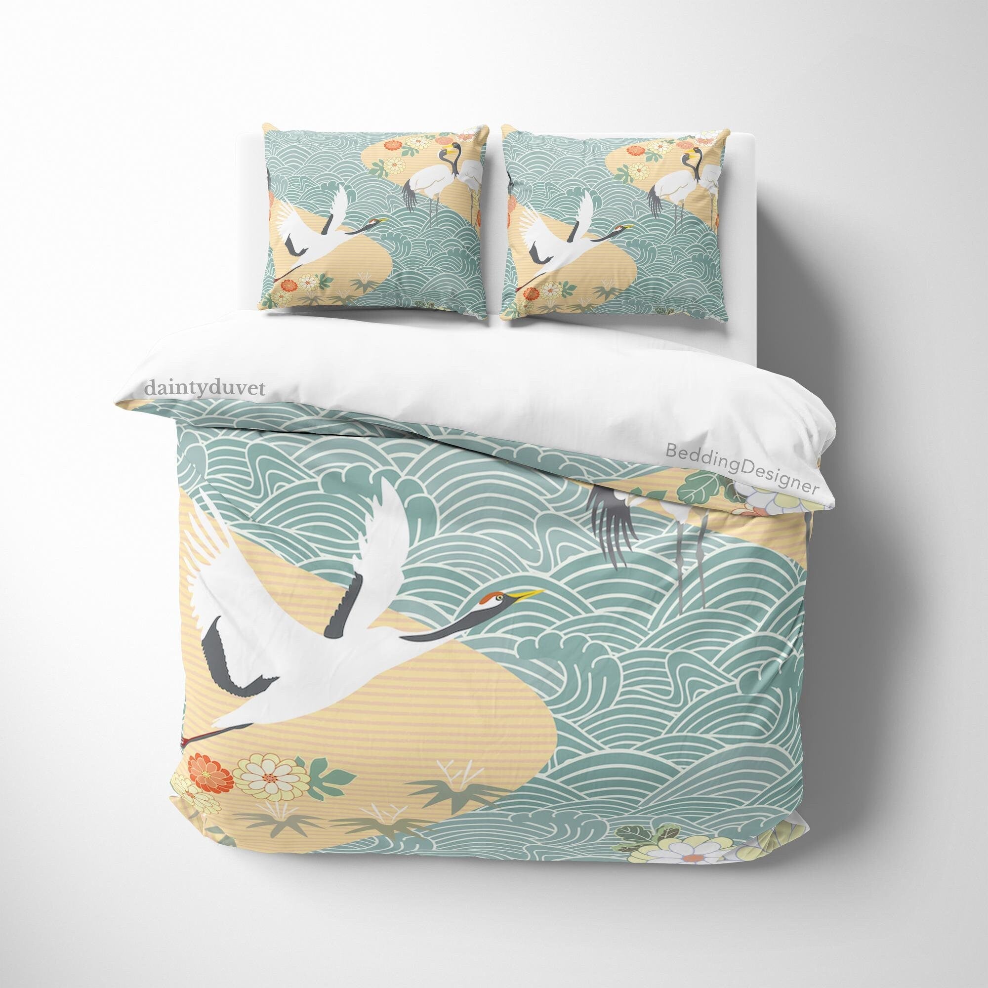 Japanese Bedding Set, Cotton Duvet Cover