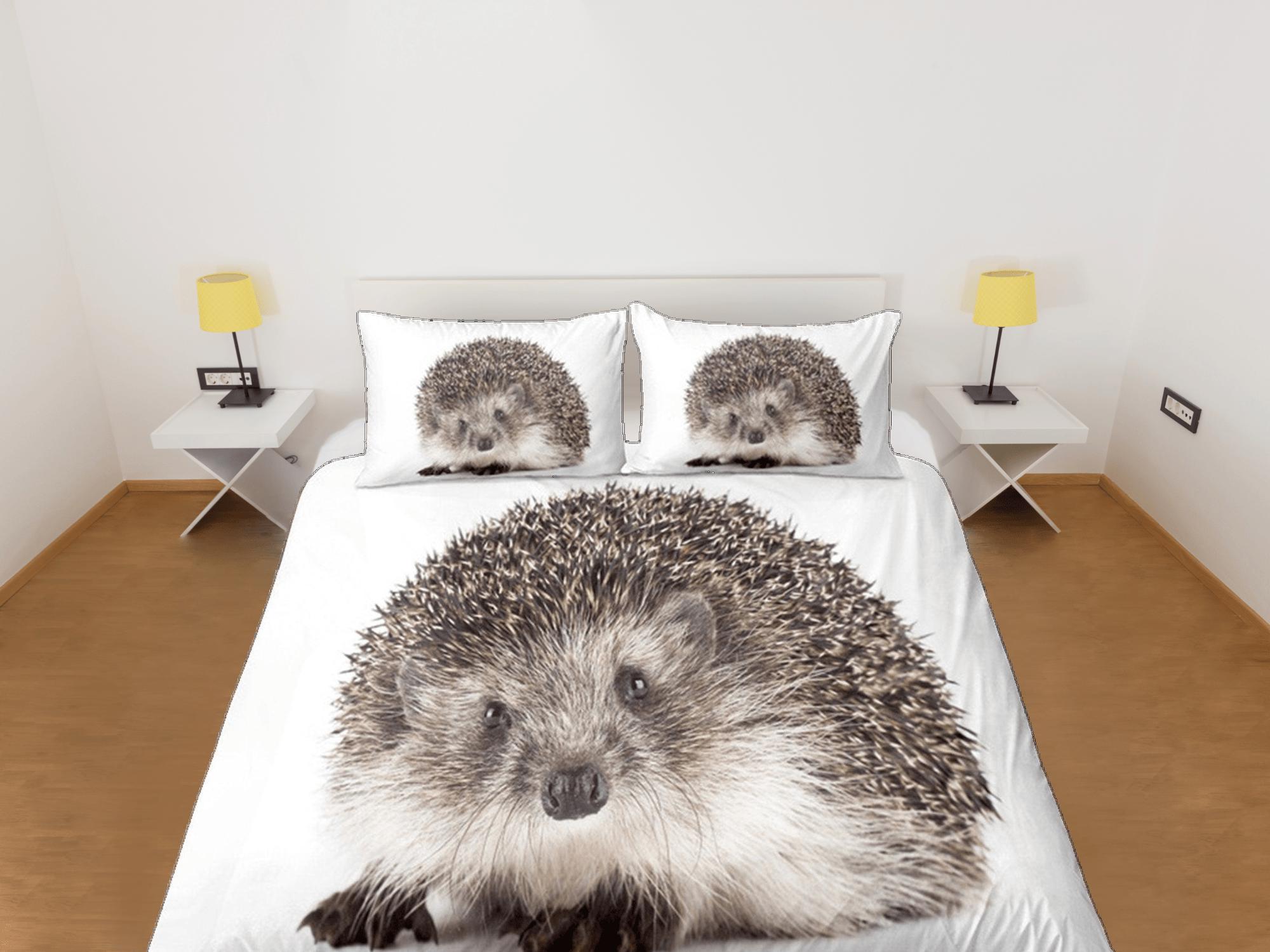 daintyduvet Porcupine Duvet Cover Set Cute Bedspread, Dorm Bedding & Pillowcase Single Bedding