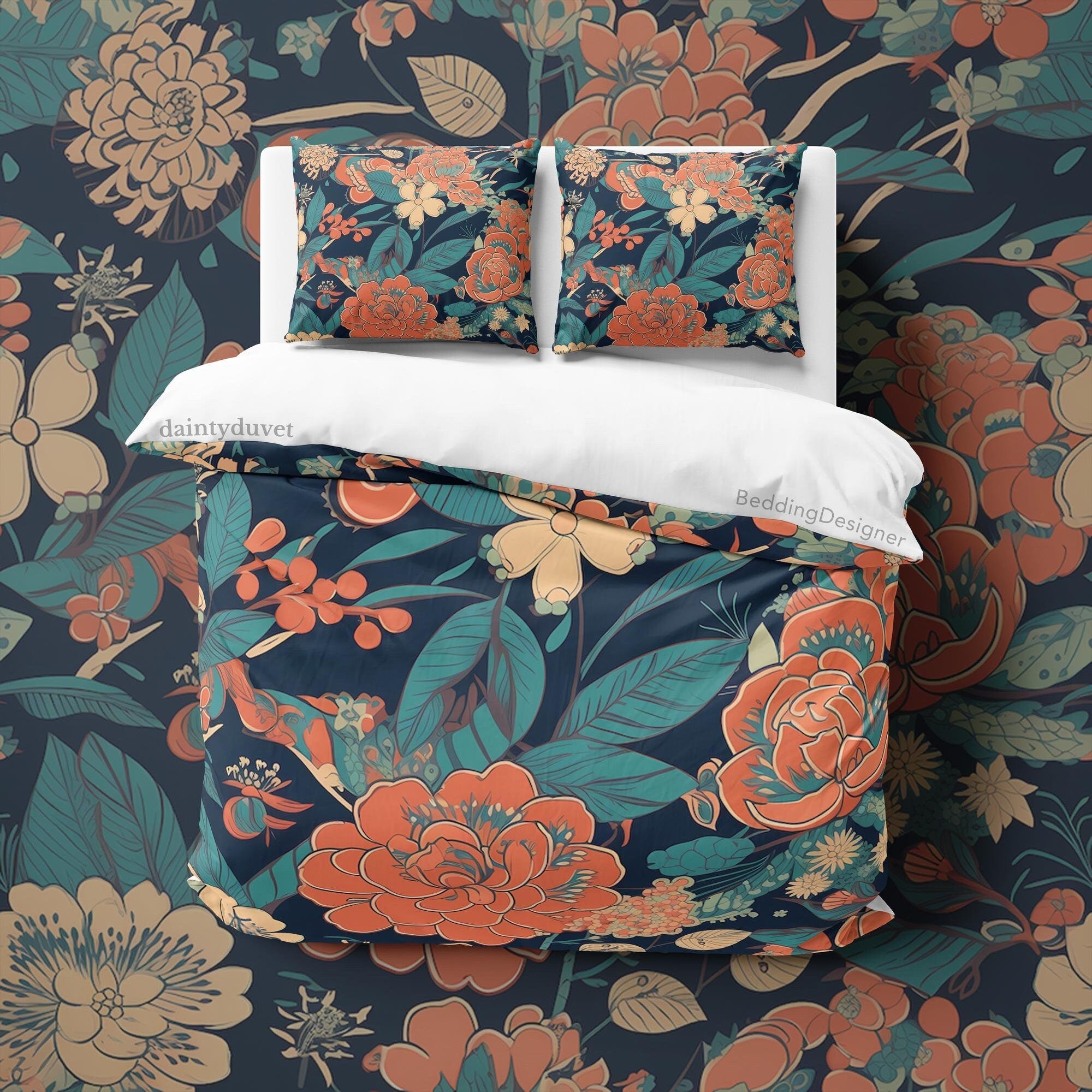 Japanese Bedding Set, Cotton Duvet Cover