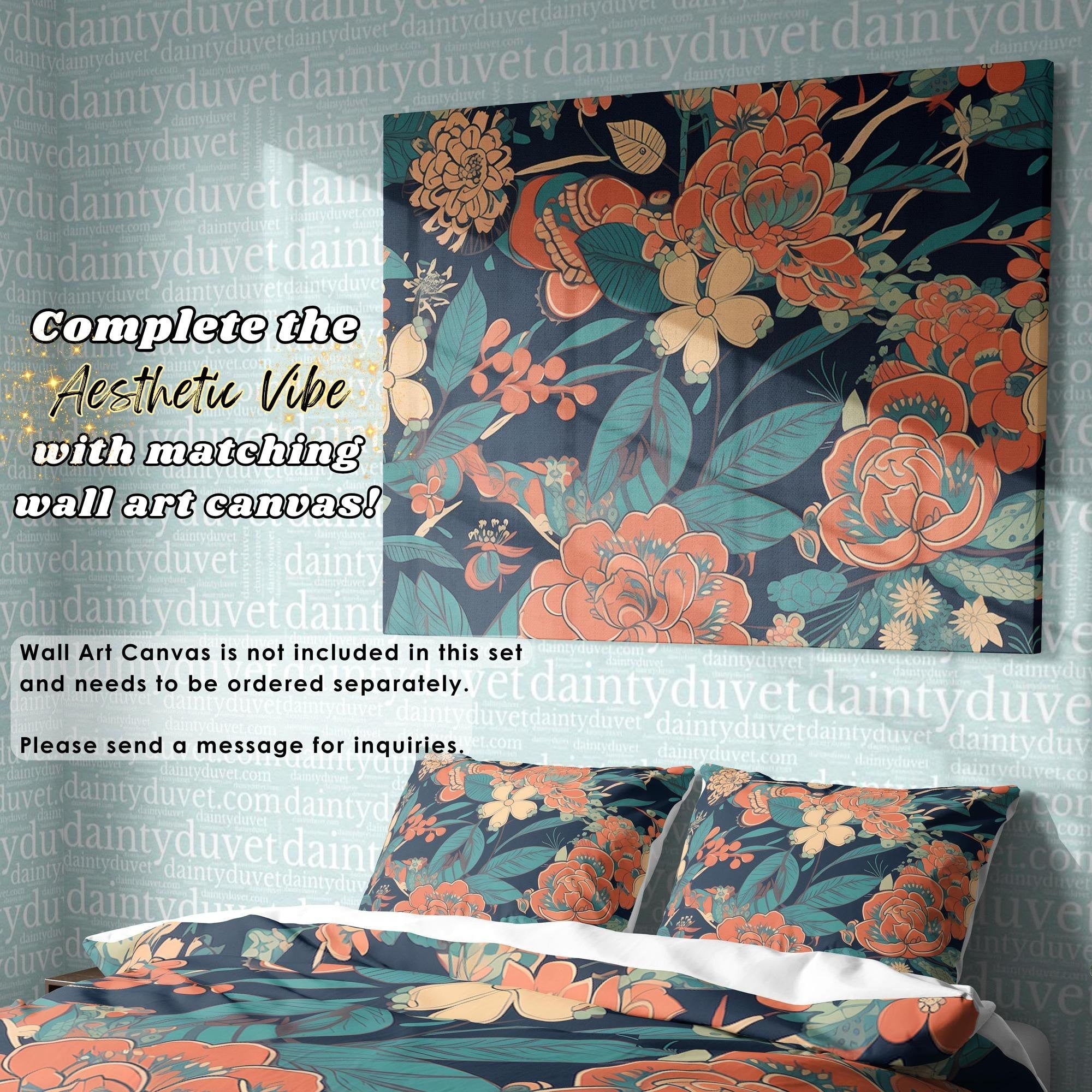 Japanese Bedding Set, Cotton Duvet Cover