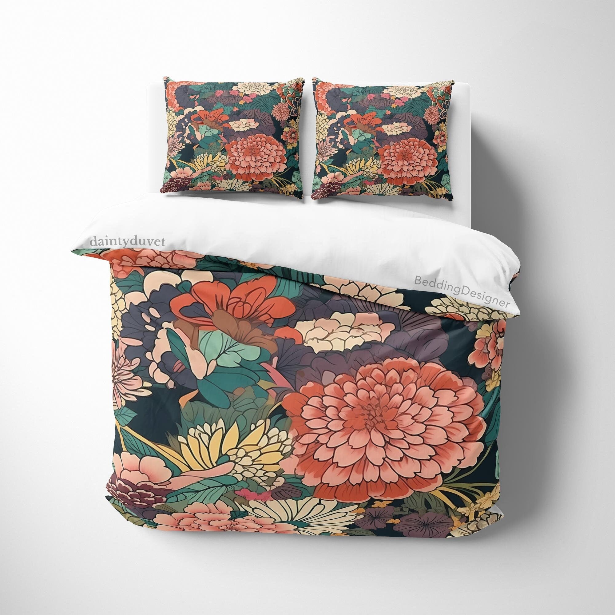 Japanese Bedding Set, Cotton Duvet Cover