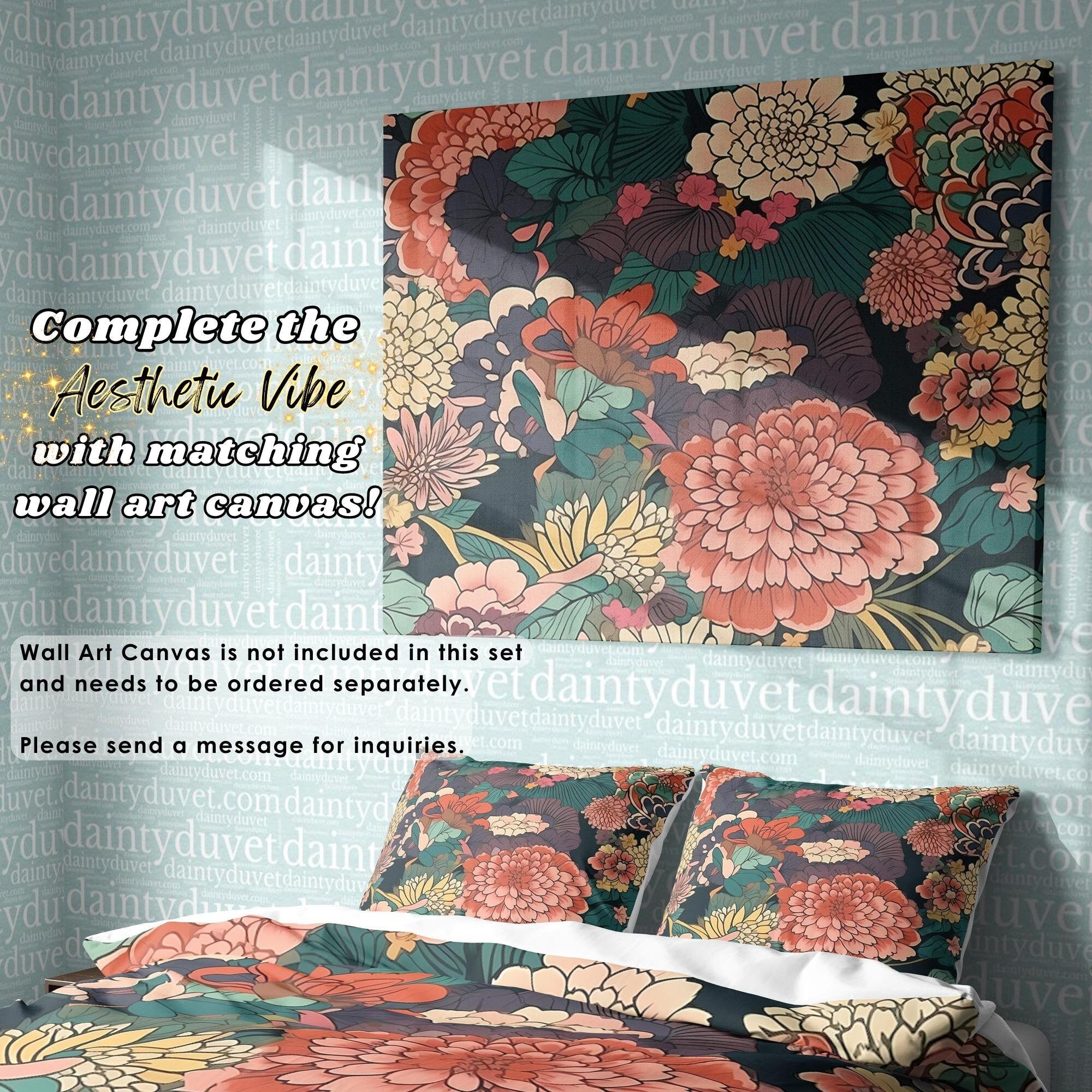 Japanese Bedding Set, Cotton Duvet Cover