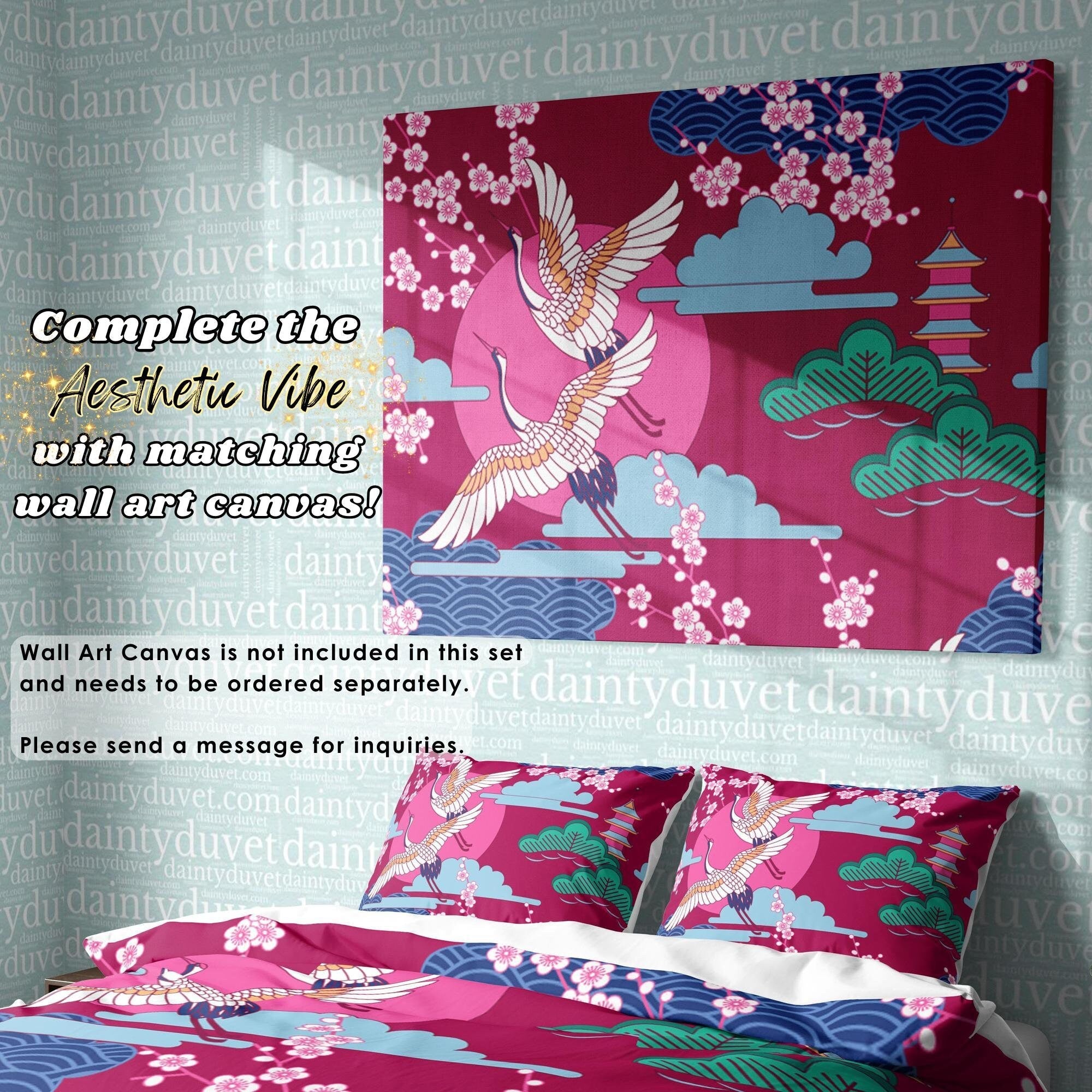 Japanese Bedding Set, Cotton Duvet Cover