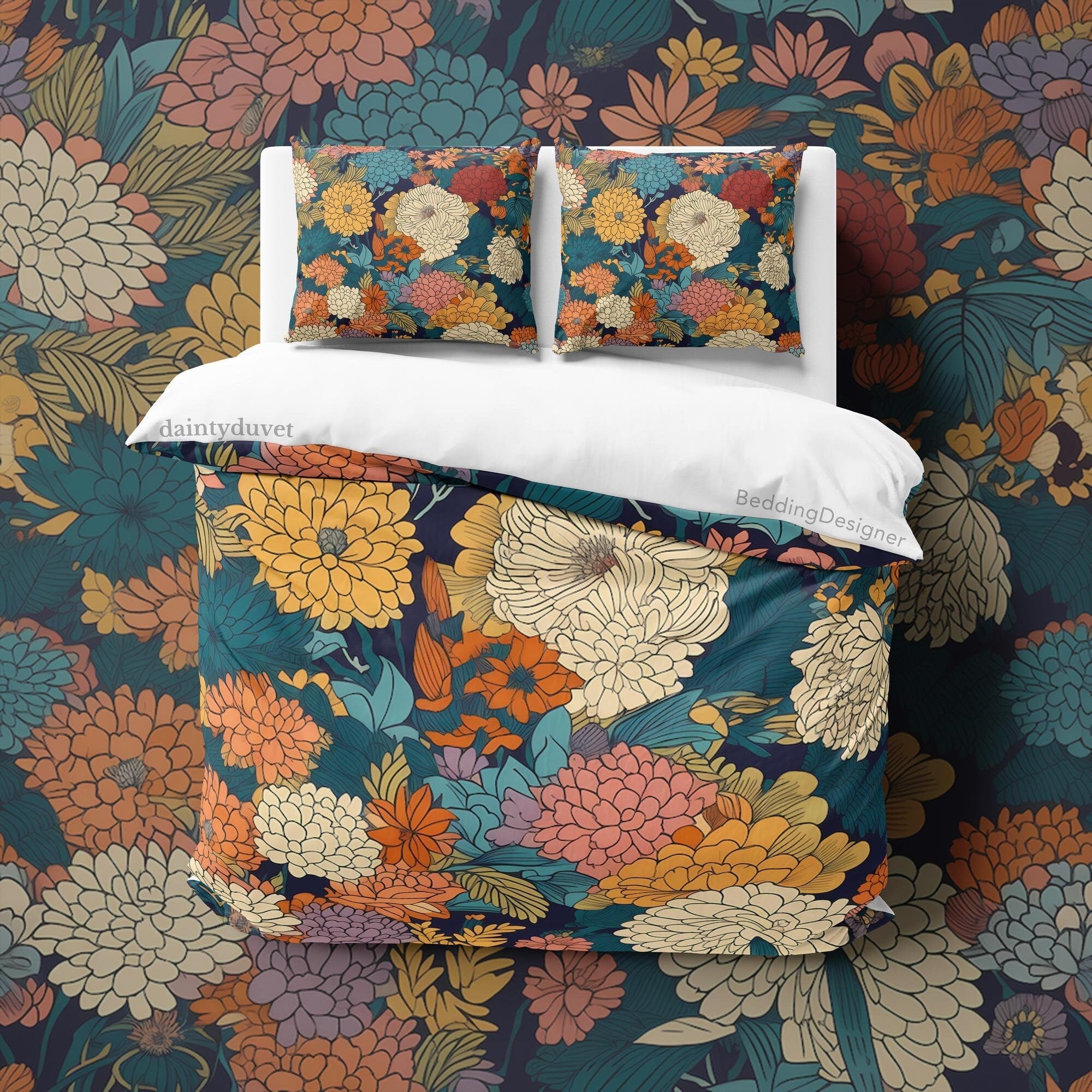 Japanese Bedding Set, Cotton Duvet Cover