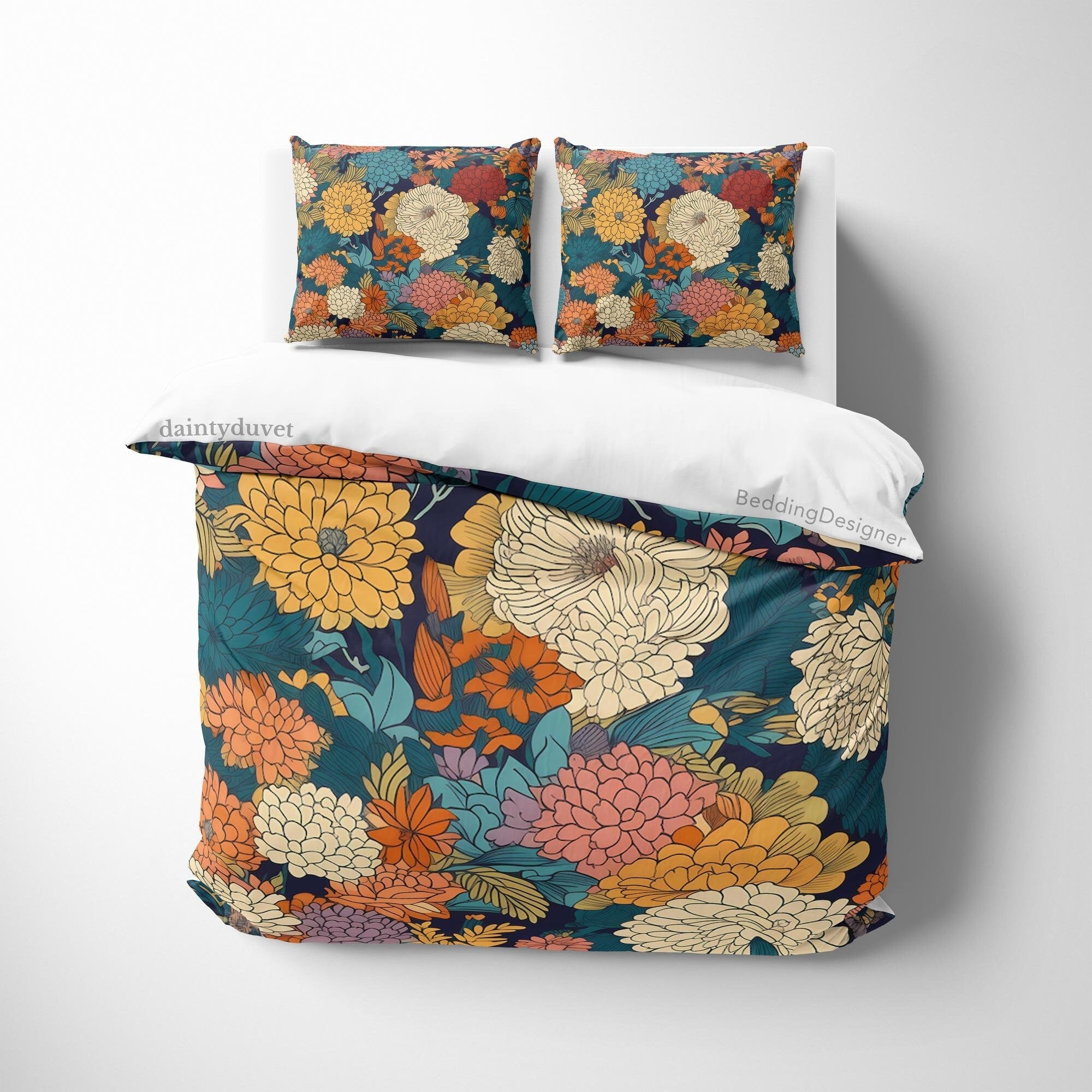 Japanese Bedding Set, Cotton Duvet Cover