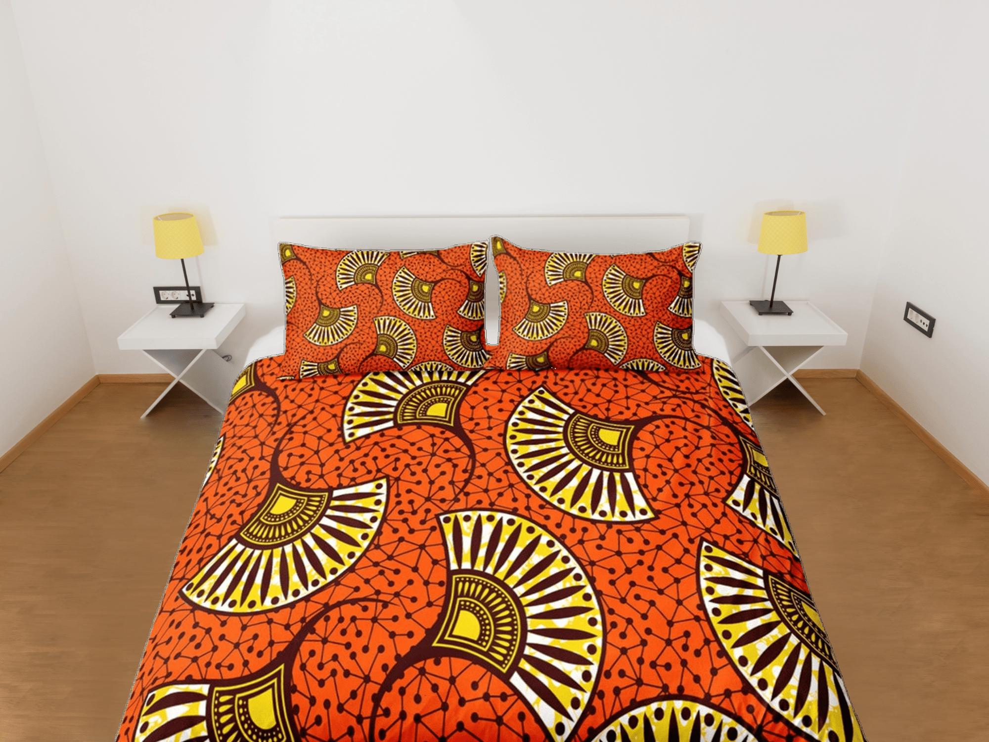daintyduvet African ethnic pattern bedding set duvet cover, boho bedding set african tribal designs, afrocentric designer bedding, south african gift