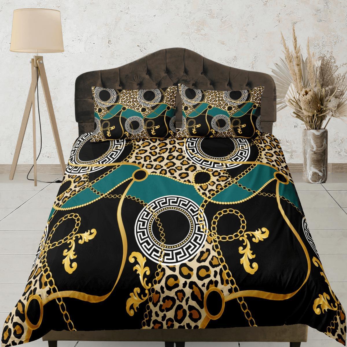 daintyduvet Baroque Style Luxury Duvet Cover Set Aesthetic Bedding Set Full Victorian Decor