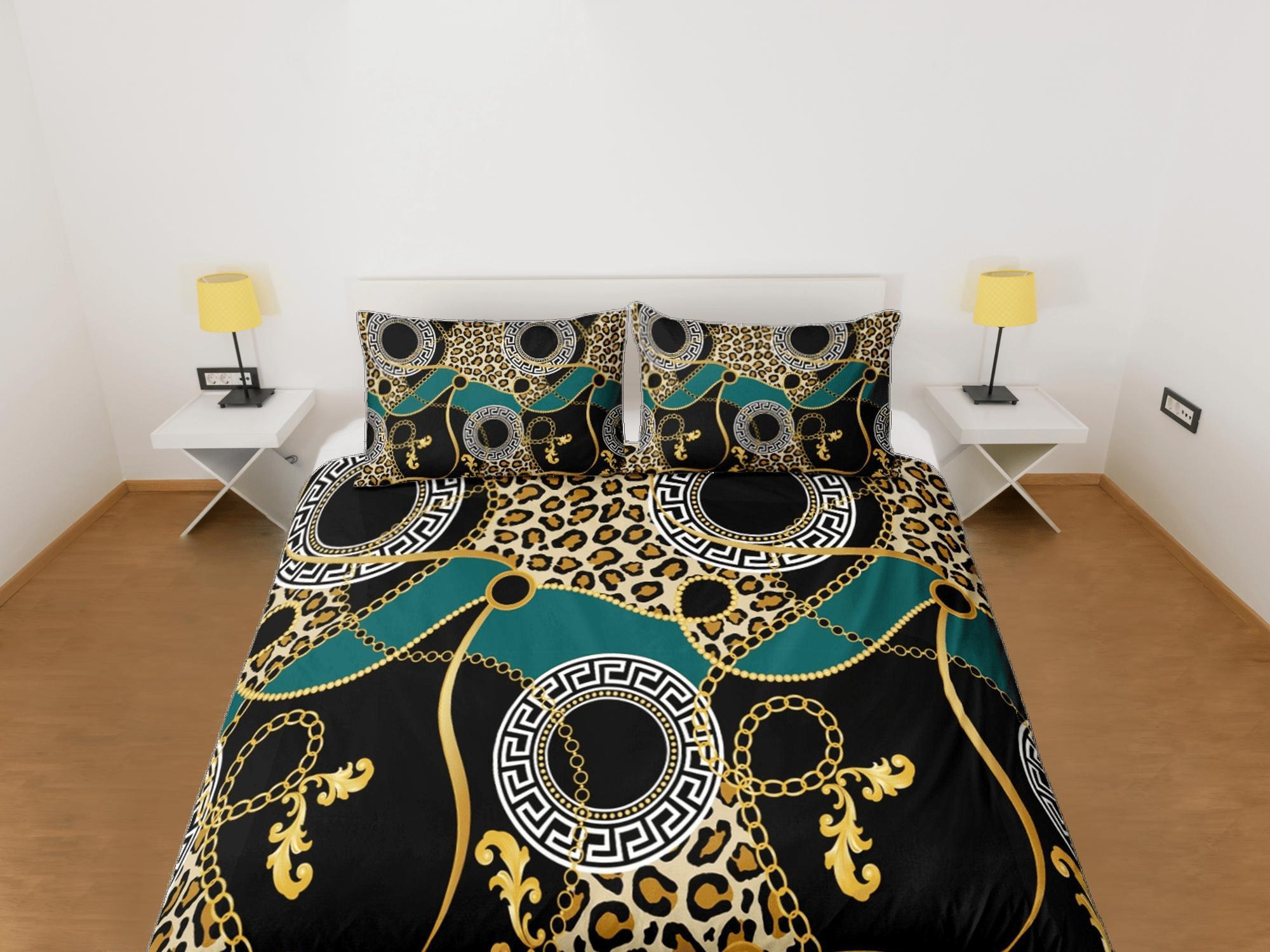 daintyduvet Baroque Style Luxury Duvet Cover Set Aesthetic Bedding Set Full Victorian Decor