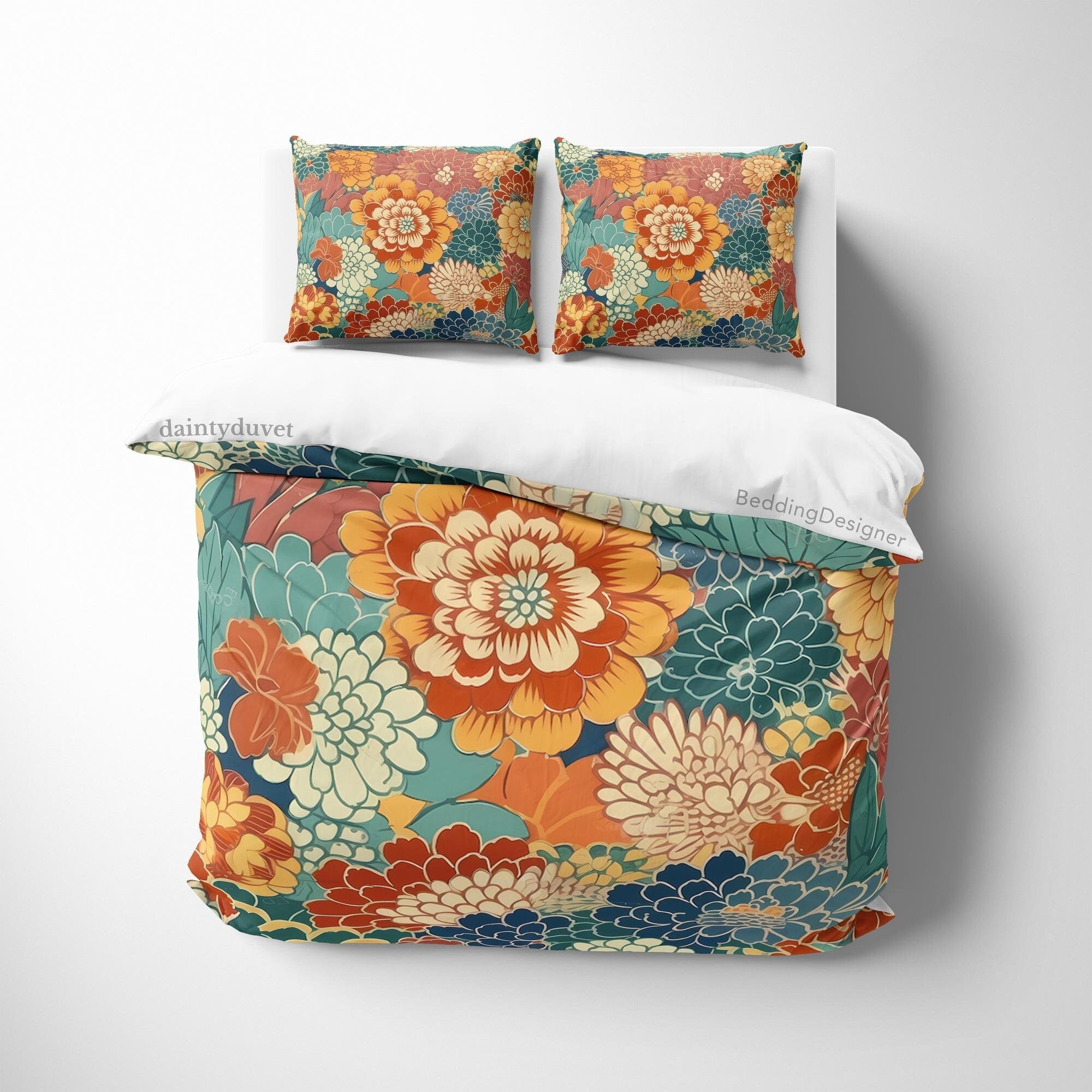 Japanese Bedding Set, Cotton Duvet Cover