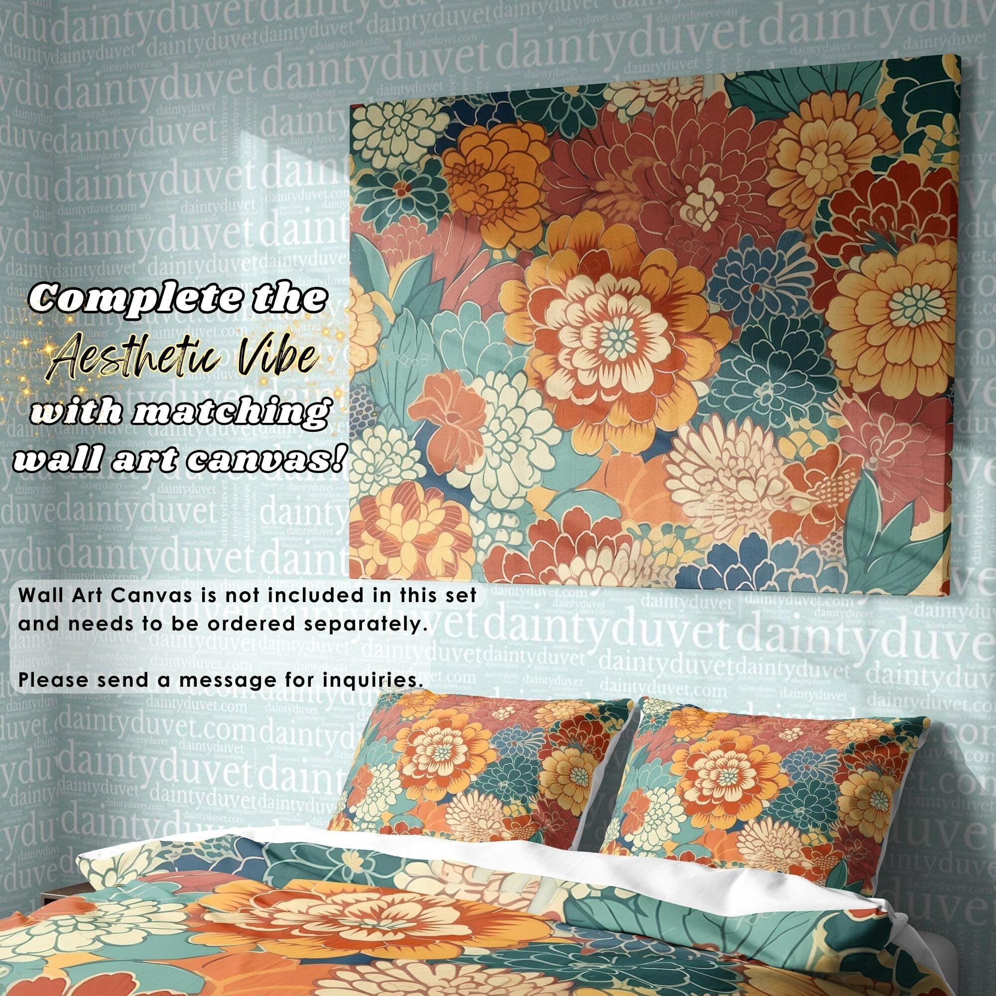 Japanese Bedding Set, Cotton Duvet Cover