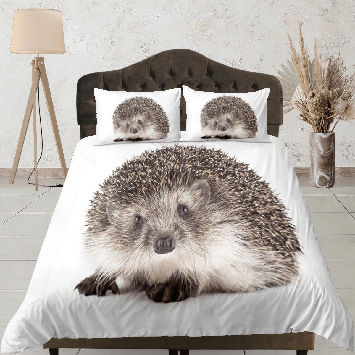daintyduvet Porcupine Duvet Cover Set Cute Bedspread, Dorm Bedding & Pillowcase Single Bedding
