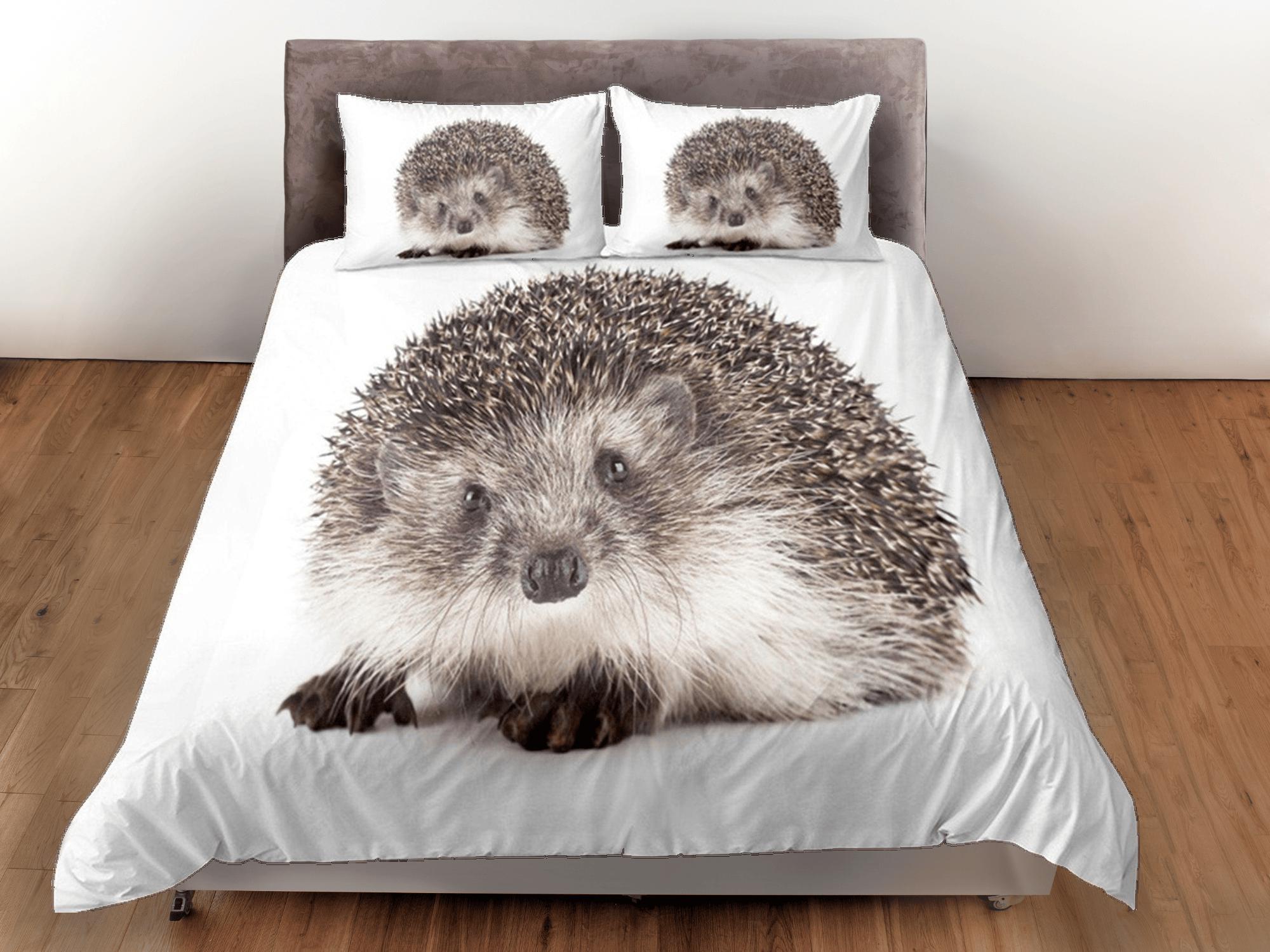 daintyduvet Porcupine Duvet Cover Set Cute Bedspread, Dorm Bedding & Pillowcase Single Bedding