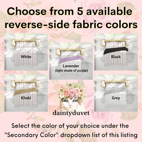 reverse-side fabric color