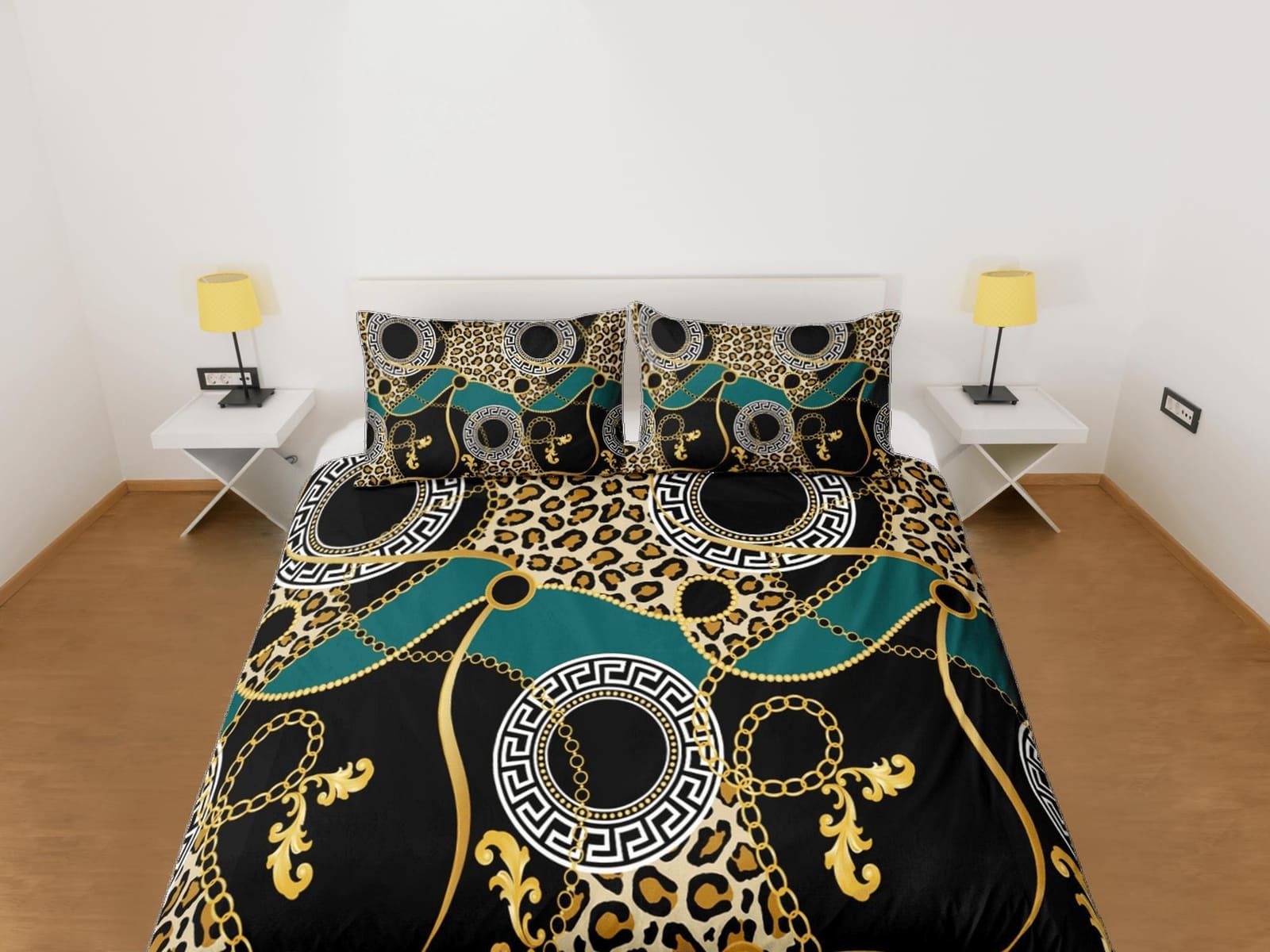 Baroque Style Luxury Duvet Cover Set Aesthetic Bedding Set Full Victorian Decor