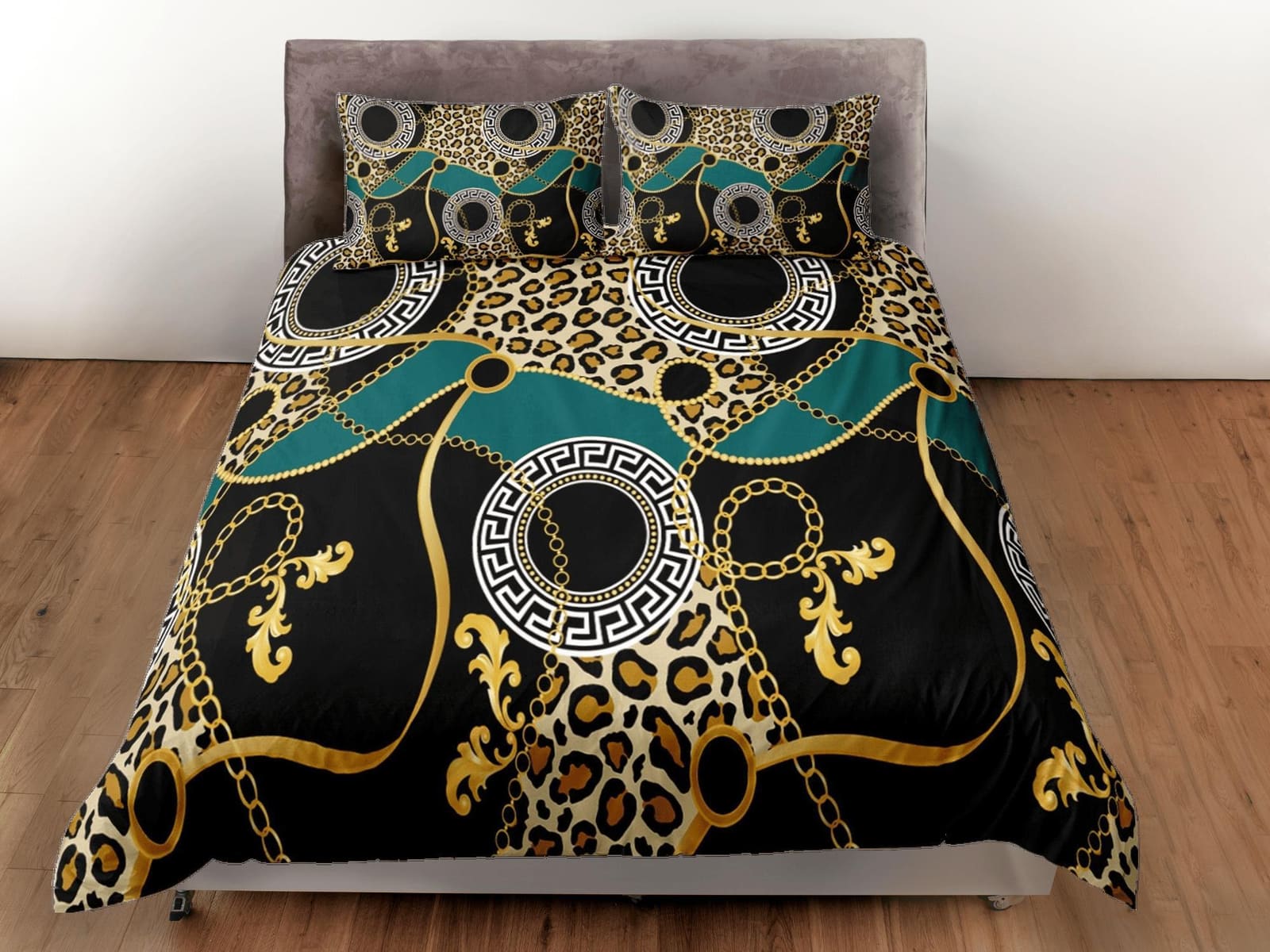 Baroque Style Luxury Duvet Cover Set Aesthetic Bedding Set Full Victorian Decor