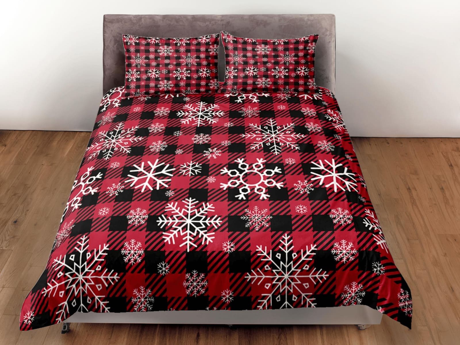 Christmas Gift Duvet Cover Pillowcase Bedspread Holiday Gift Bedding Set