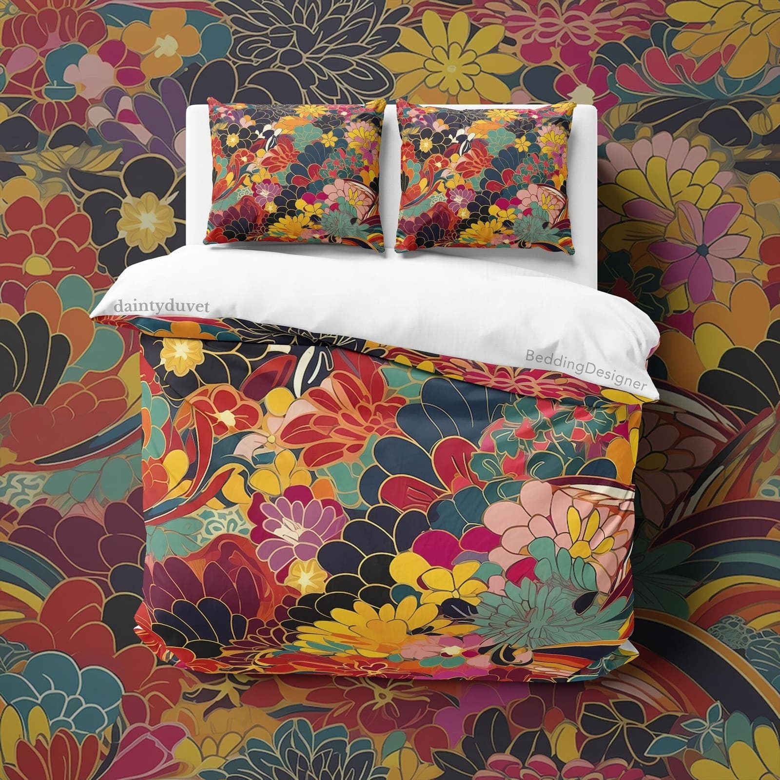 Japanese Bedding Set, Cotton Duvet Cover