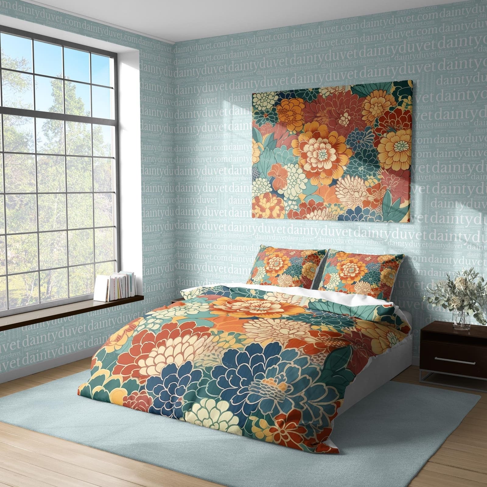 Japanese Bedding Set, Cotton Duvet Cover