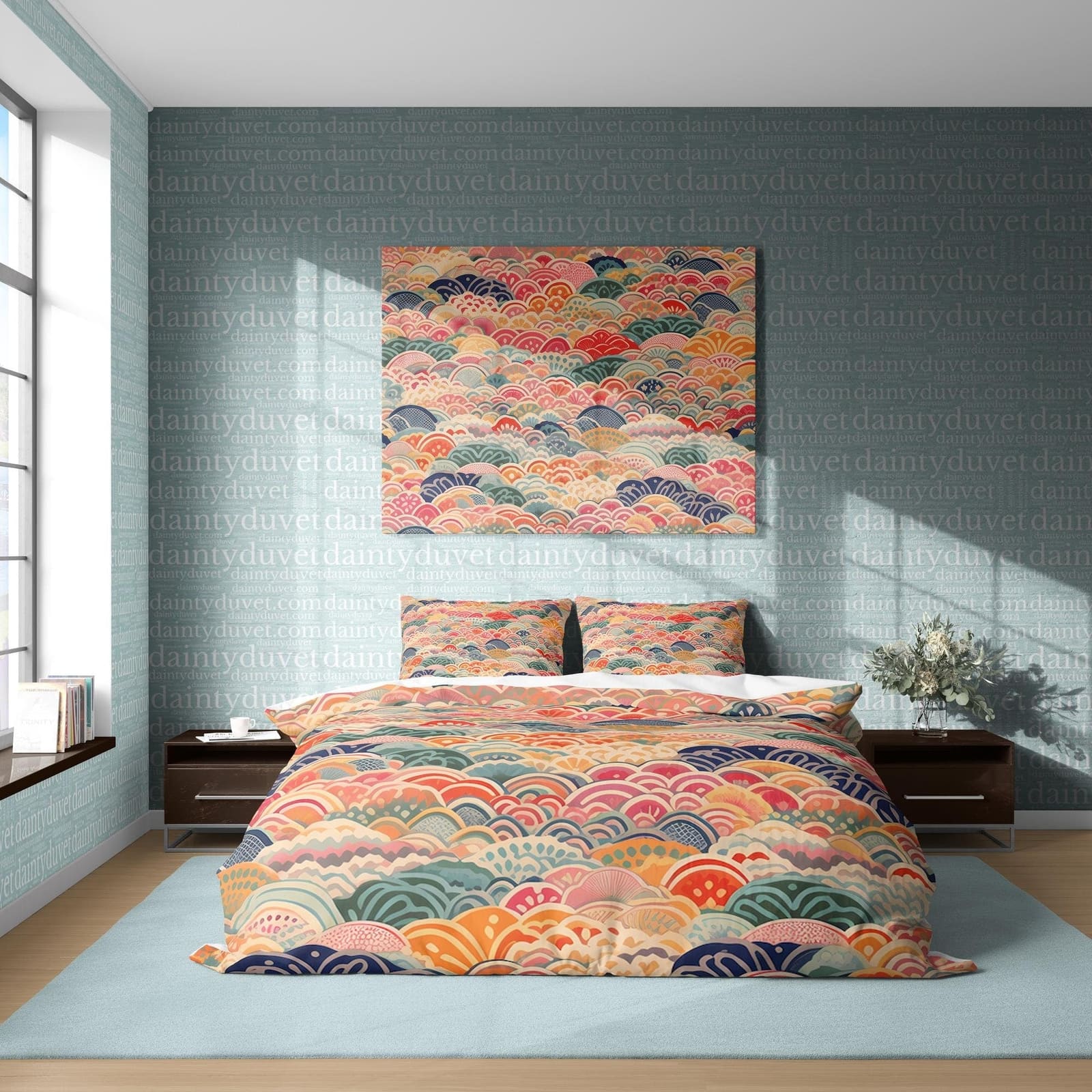 Japanese Bedding Set, Cotton Duvet Cover
