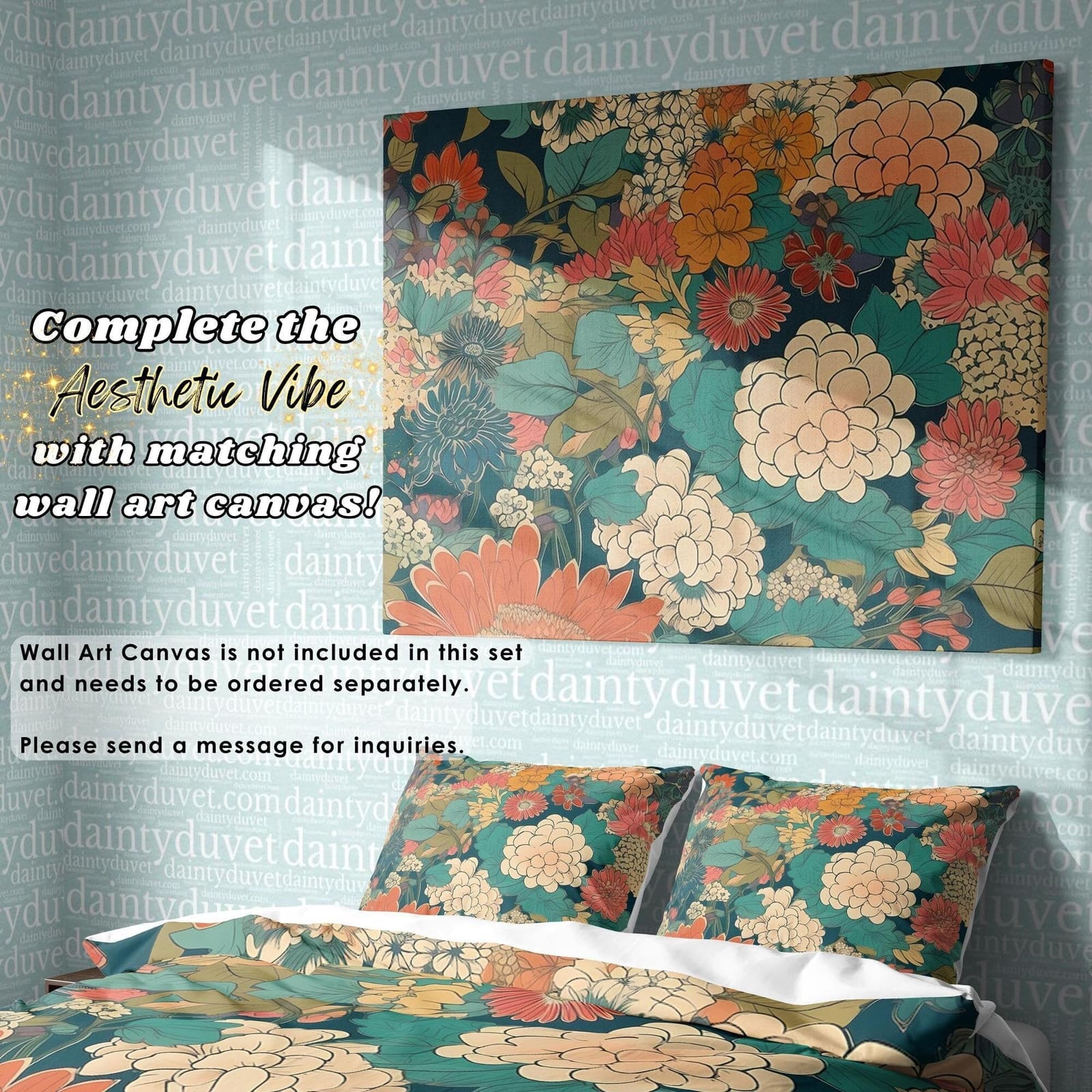 Japanese Bedding Set, Cotton Duvet Cover