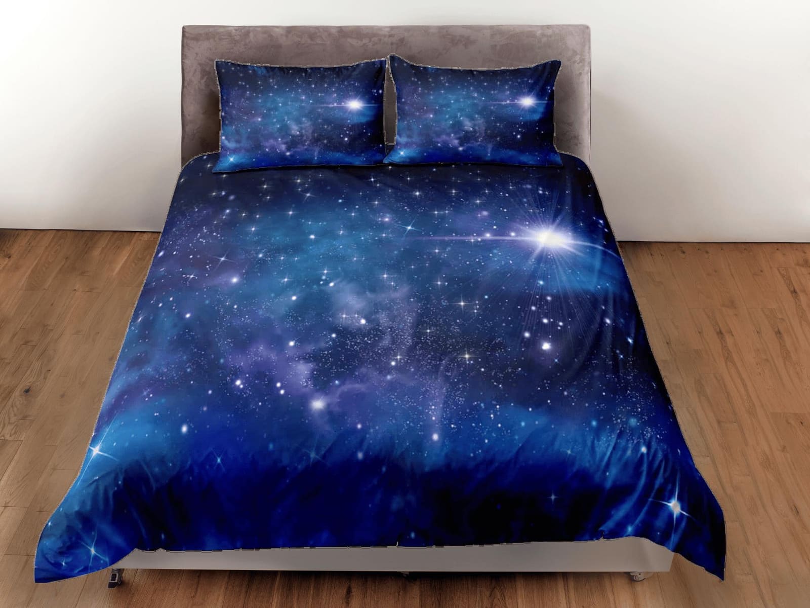 Interstellar galaxy bedding, 3D outer space bedding set full, stars duvet cover king, queen, dorm bedding, toddler bedding…