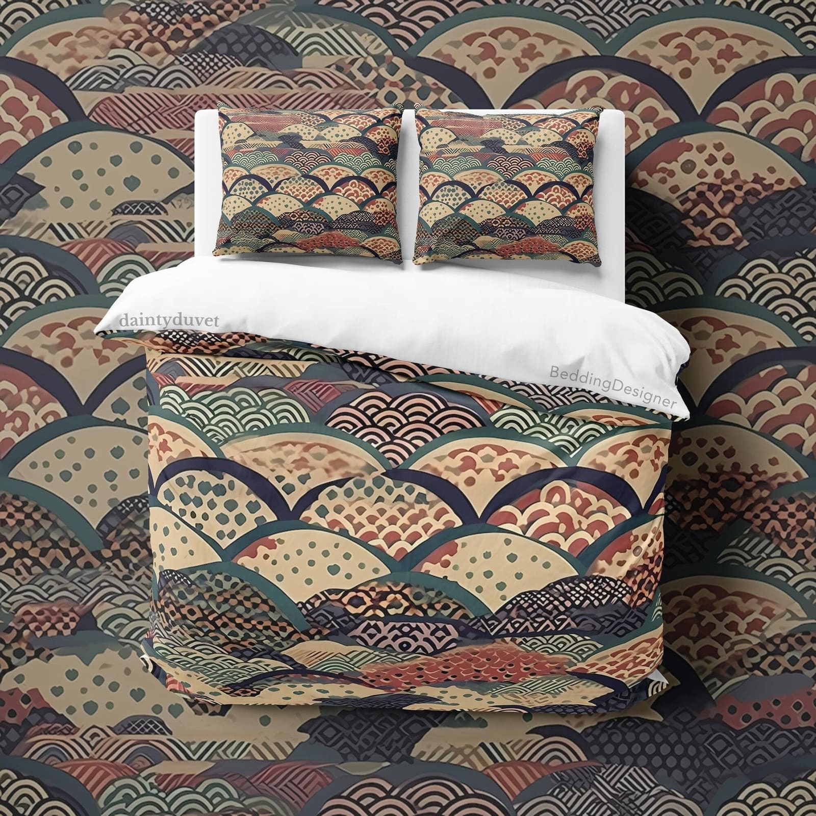 Japanese Bedding Set, Cotton Duvet Cover
