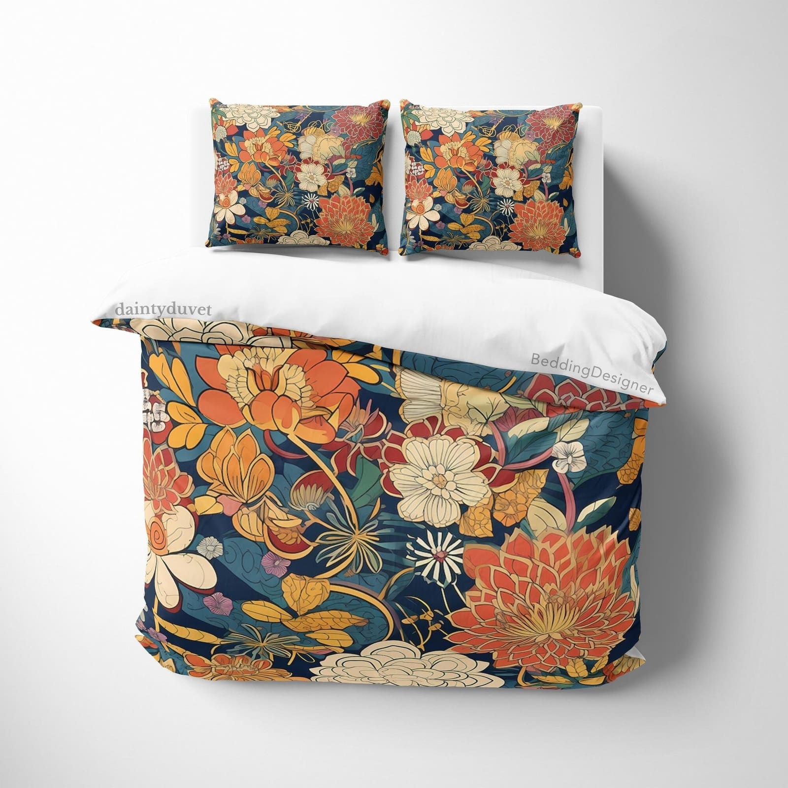 Japanese Bedding Set, Cotton Duvet Cover
