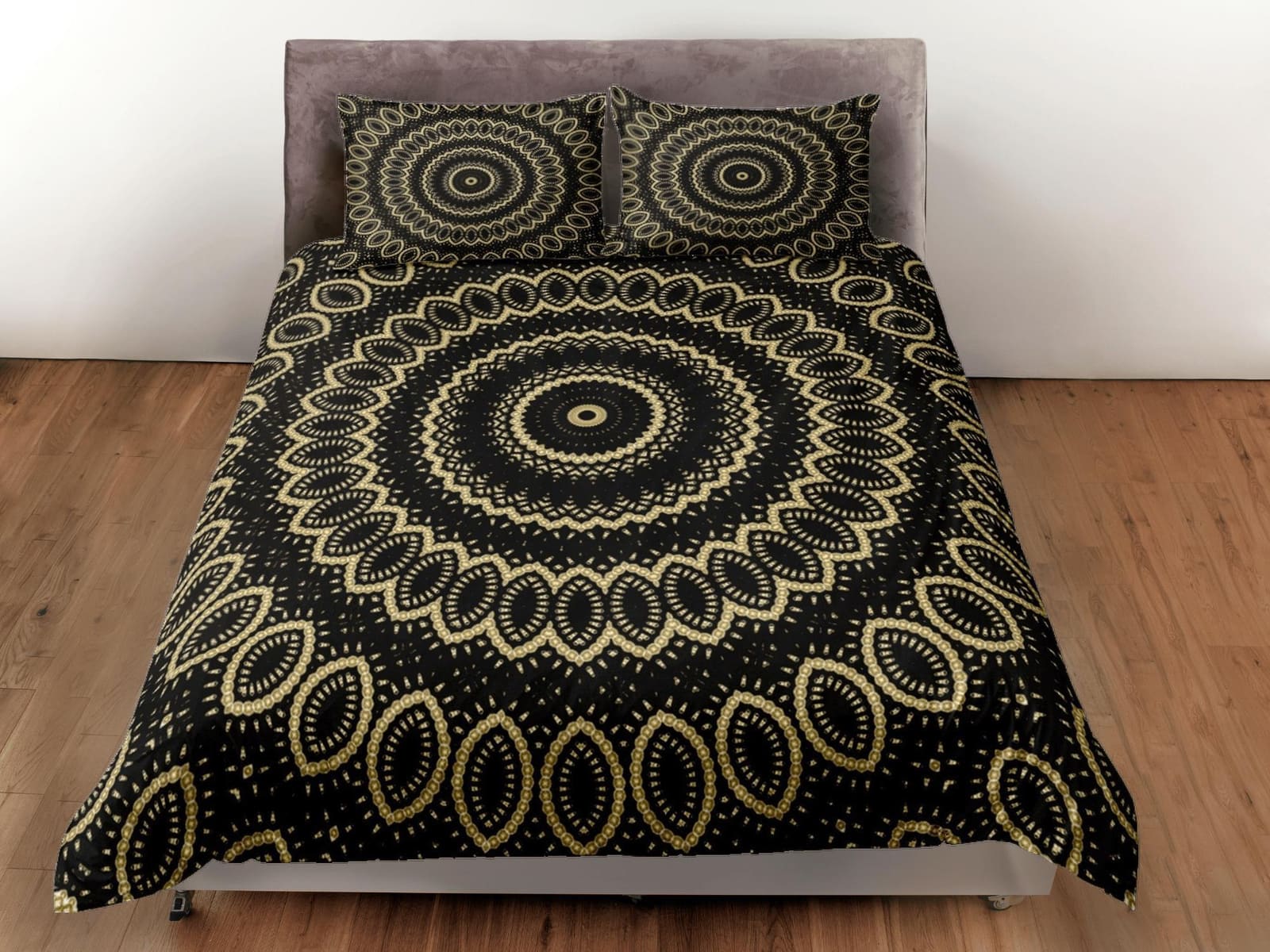 Mandala Bohemian Duvet Cover Set Colorful Bedspread, Dorm Bedding with Pillowcase