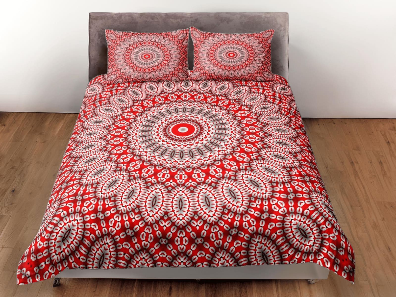 Mandala Bohemian Duvet Cover Set Colorful Bedspread, Dorm Bedding with Pillowcase